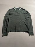 Fred Perry Vintage Long Sleeve Polo Shirt S Mens