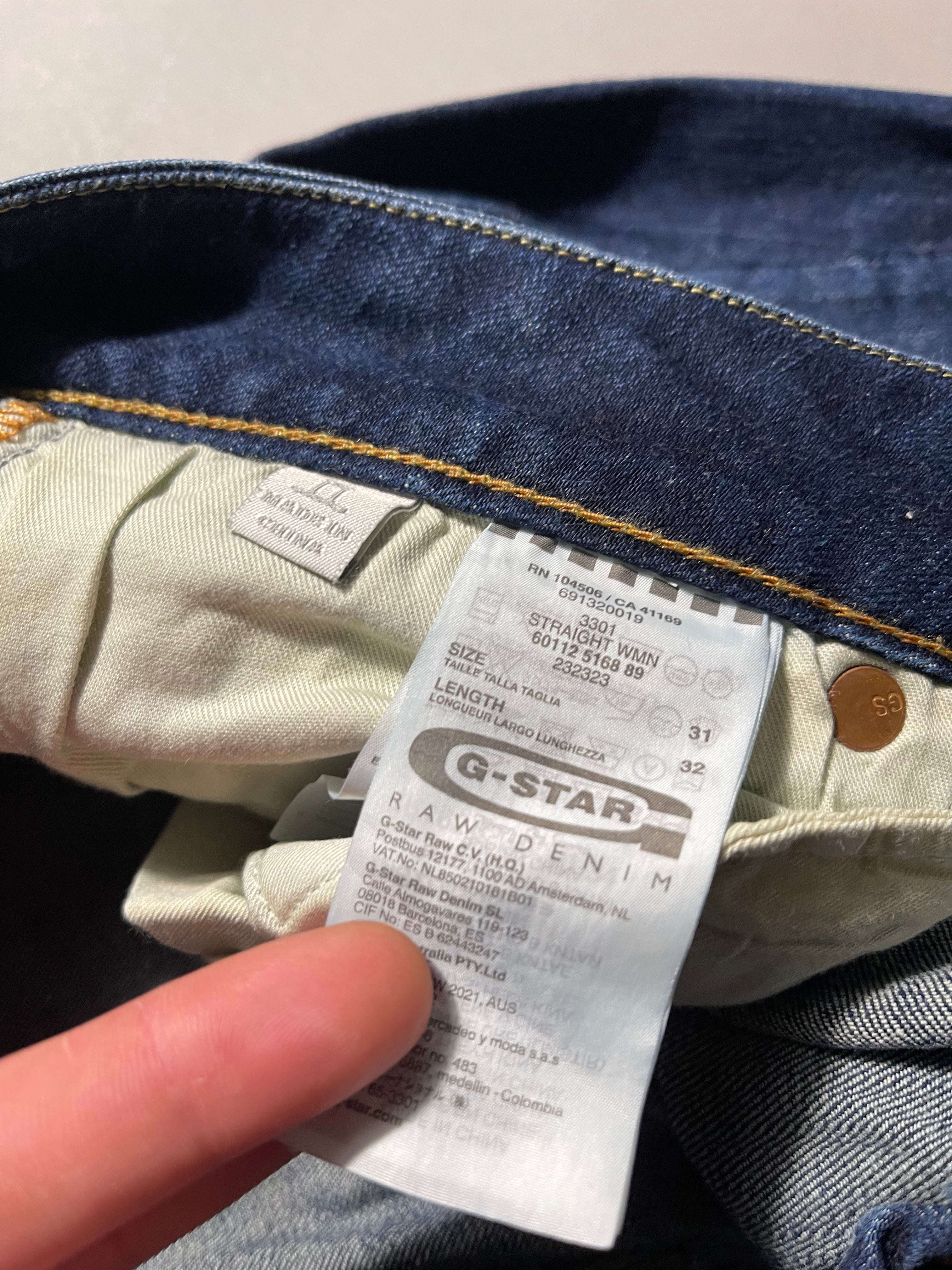 G-Star Raw Vintage Y2K Flared Bootcut Straight Leg Baggy Jeans L