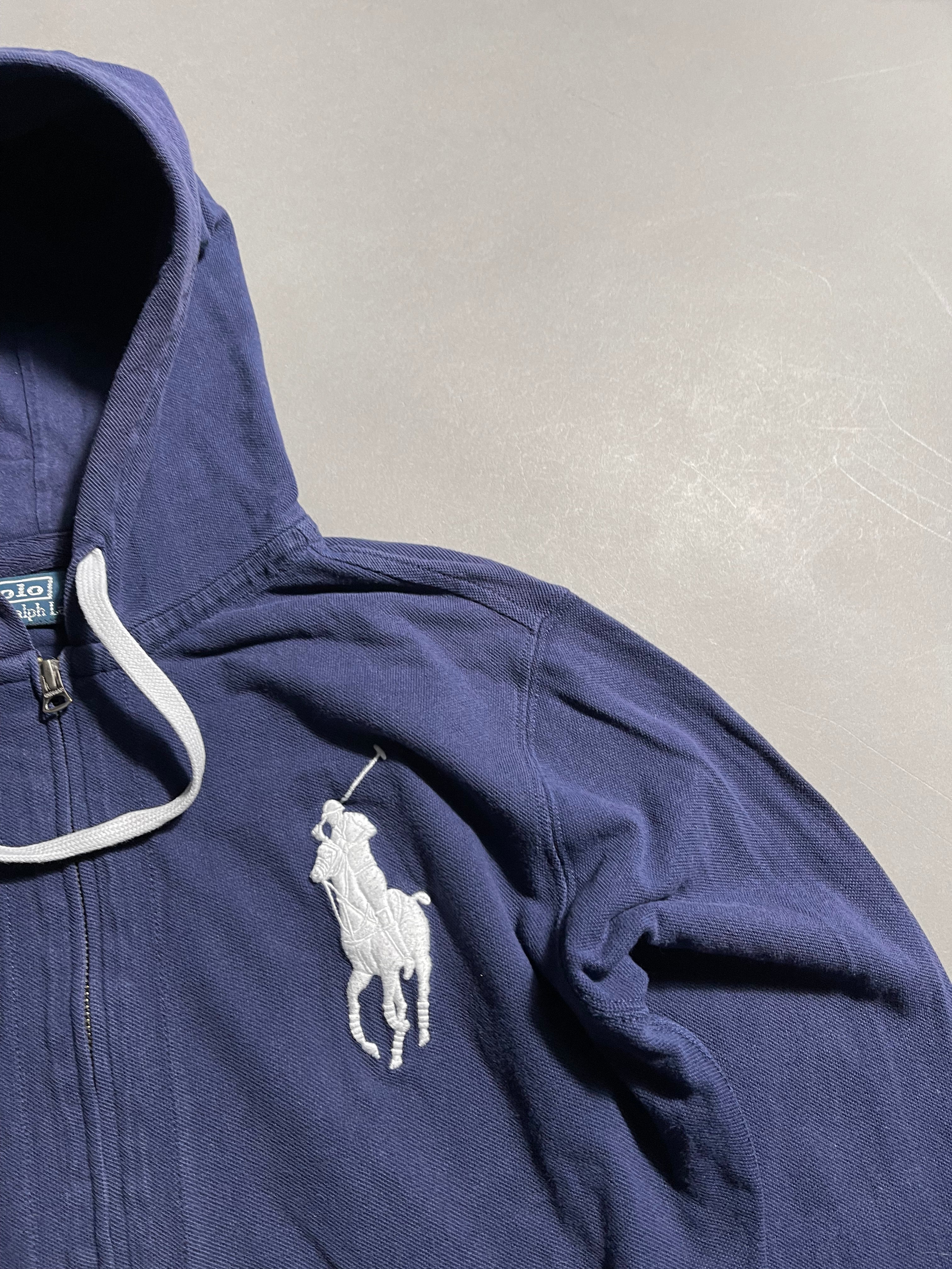 Polo Ralph Lauren Vintage Y2K Zip-Hoodie M Mens