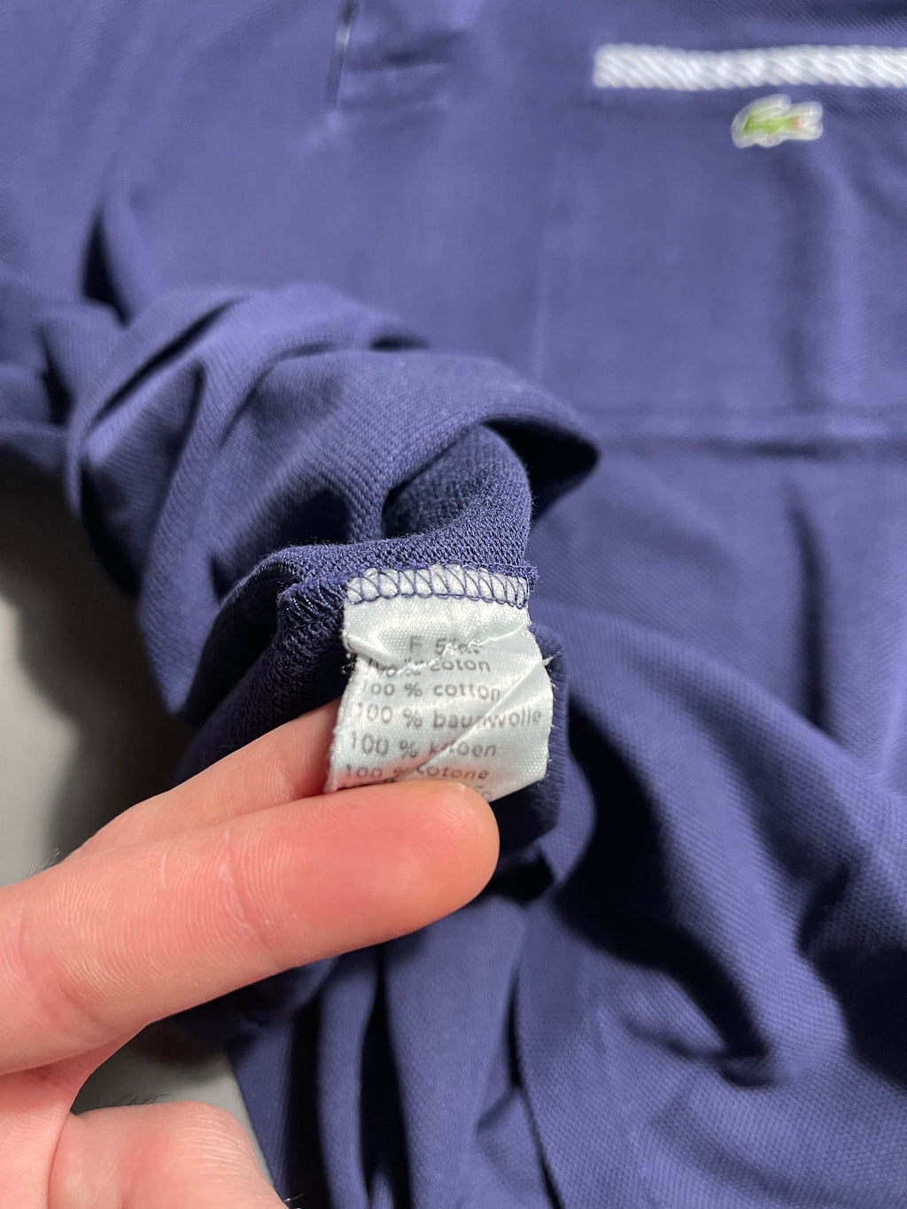 Lacoste Vintage Polo Shirt S Mens