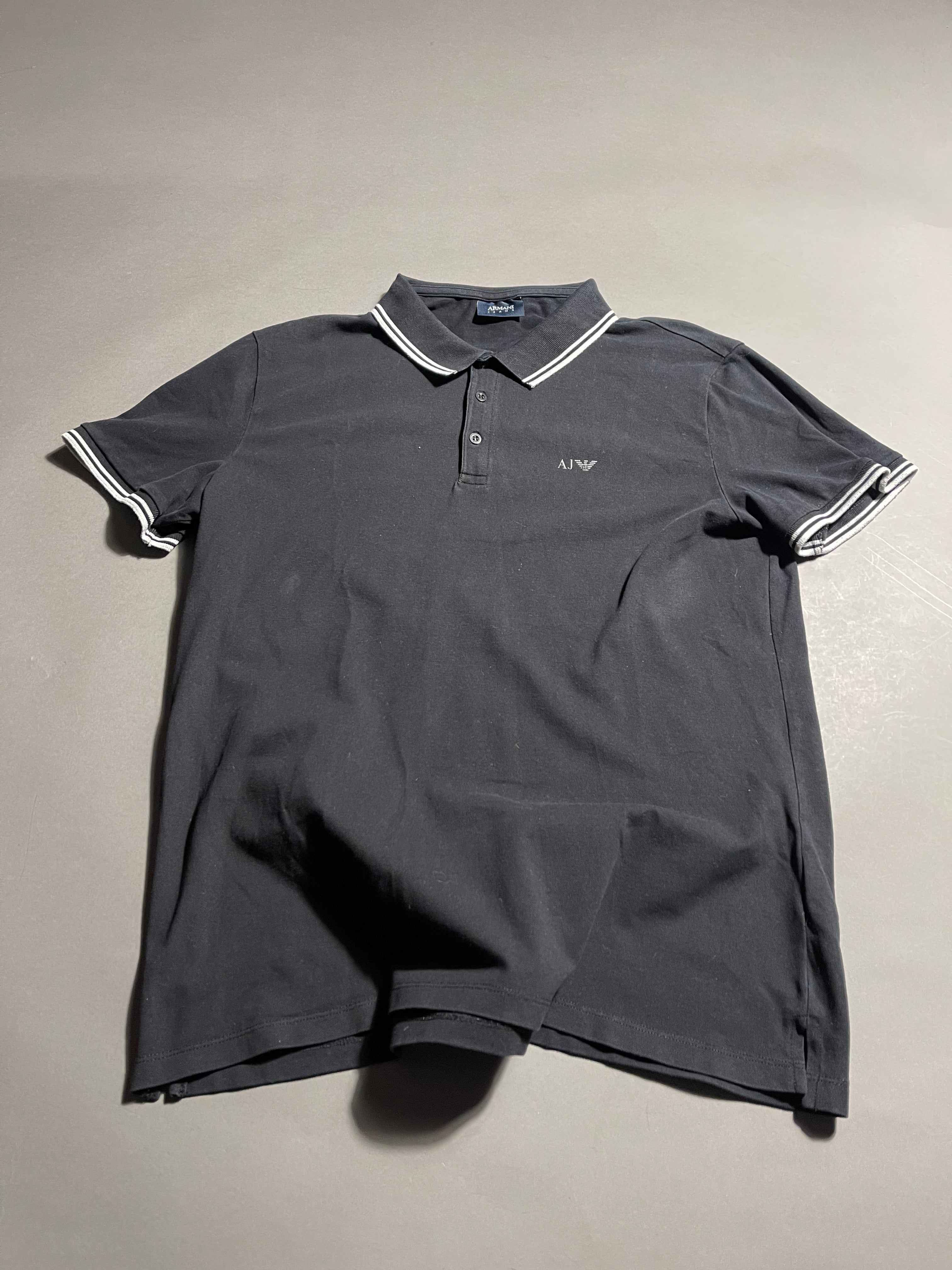 Armani Jeans Vintage Y2K Polo Shirt L Mens