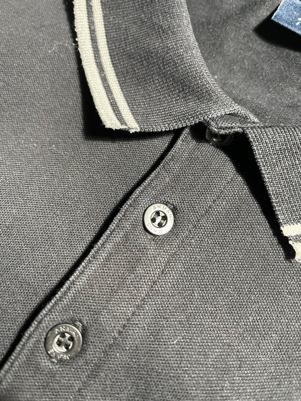 Armani Jeans Vintage Y2K Polo Shirt L Mens
