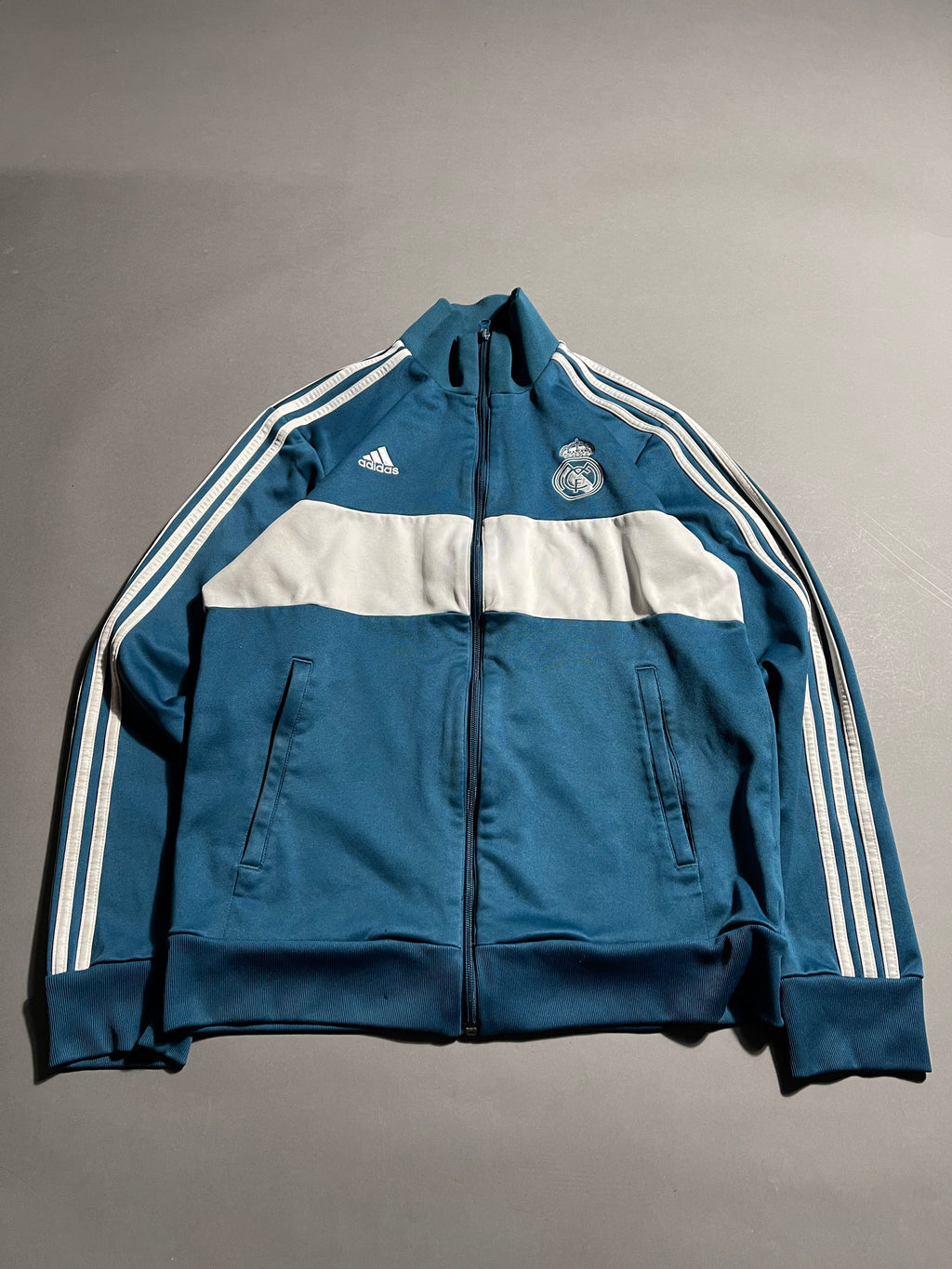 Adidas x Real Madrid Vintage Y2K Knit Jacket L Mens