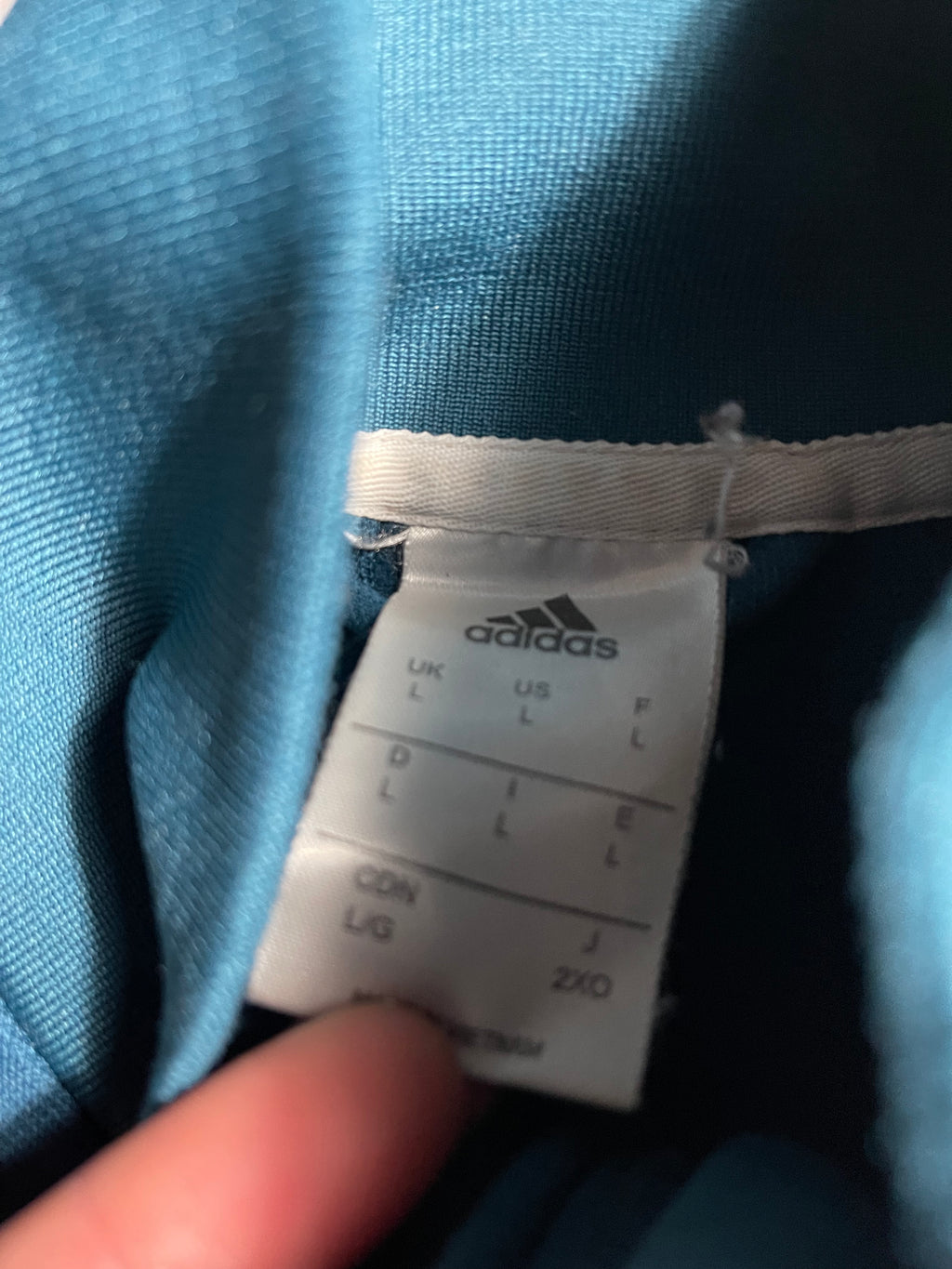 Adidas x Real Madrid Vintage Y2K Knit Jacket L Mens
