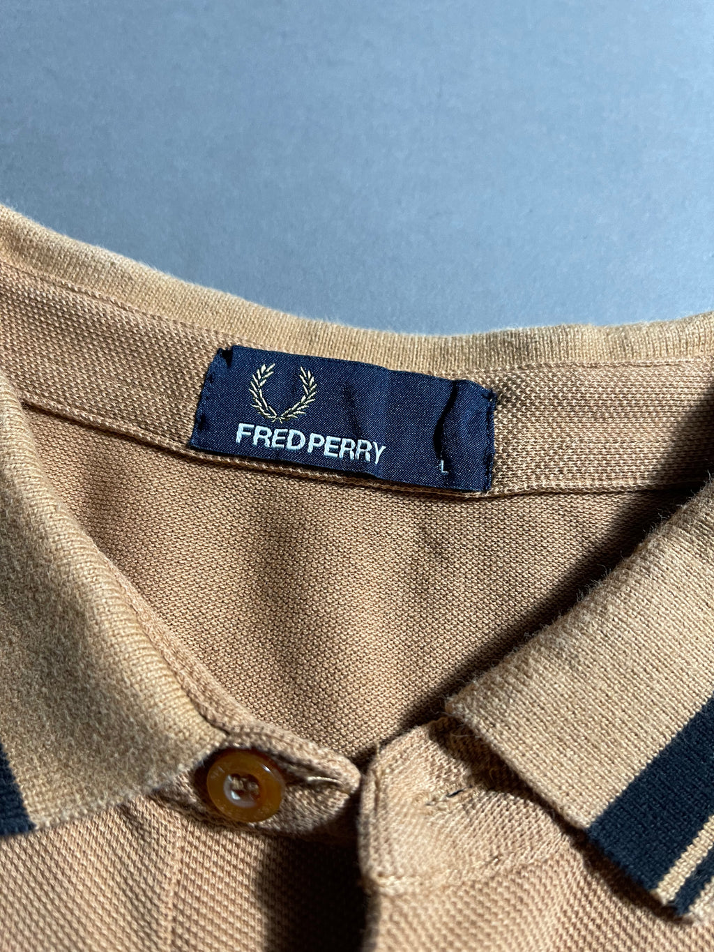 Fred Perry Vintage Y2K Polo Shirt L Mens