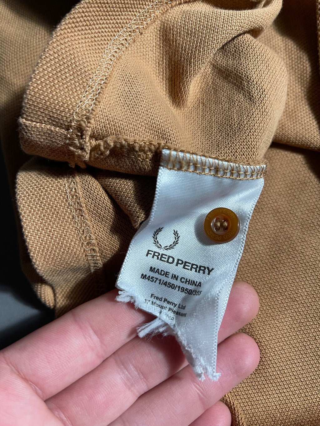 Fred Perry Vintage Y2K Polo Shirt L Mens