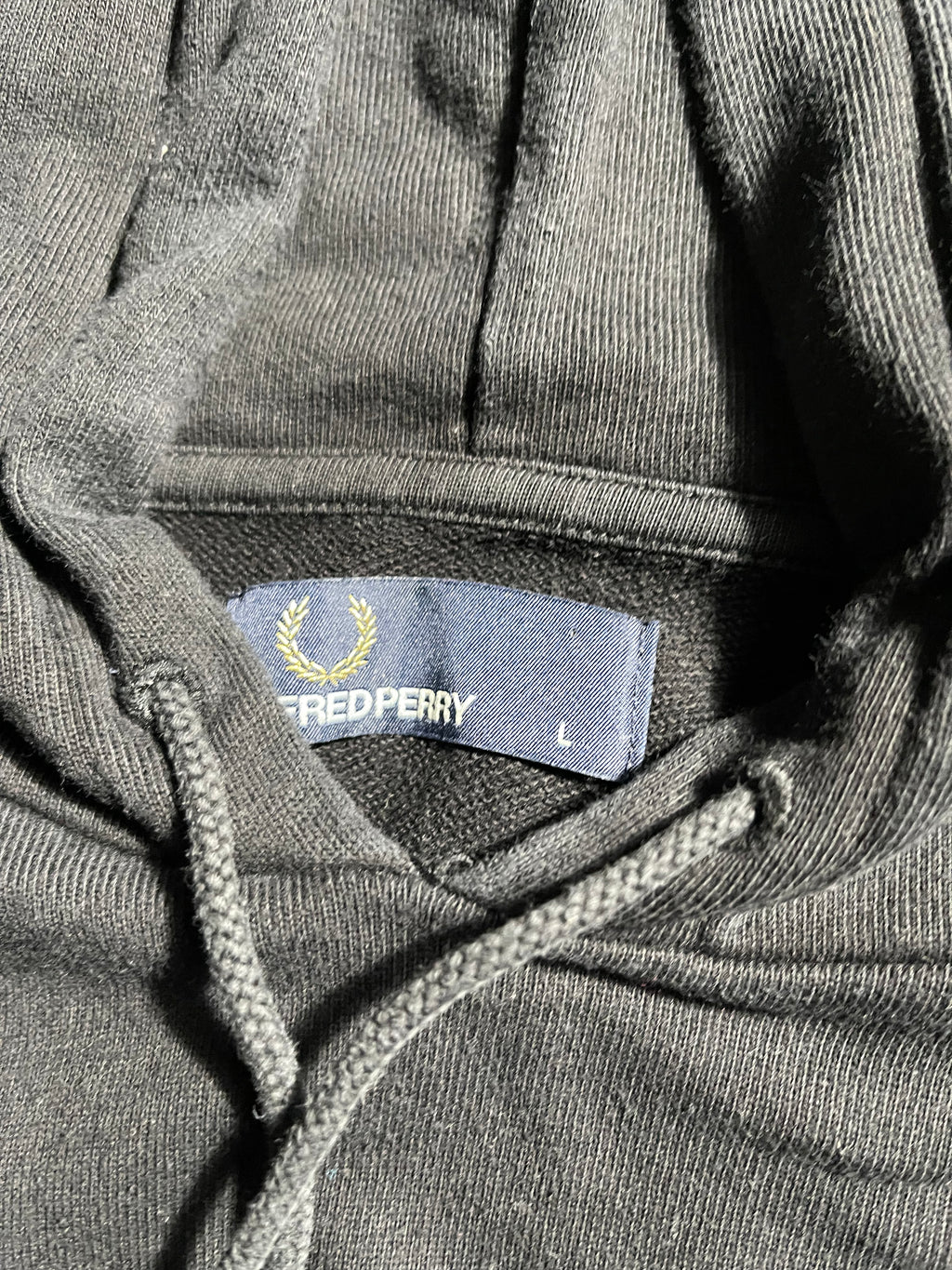 Fred Perry Vintage Y2K Hoodie L Mens