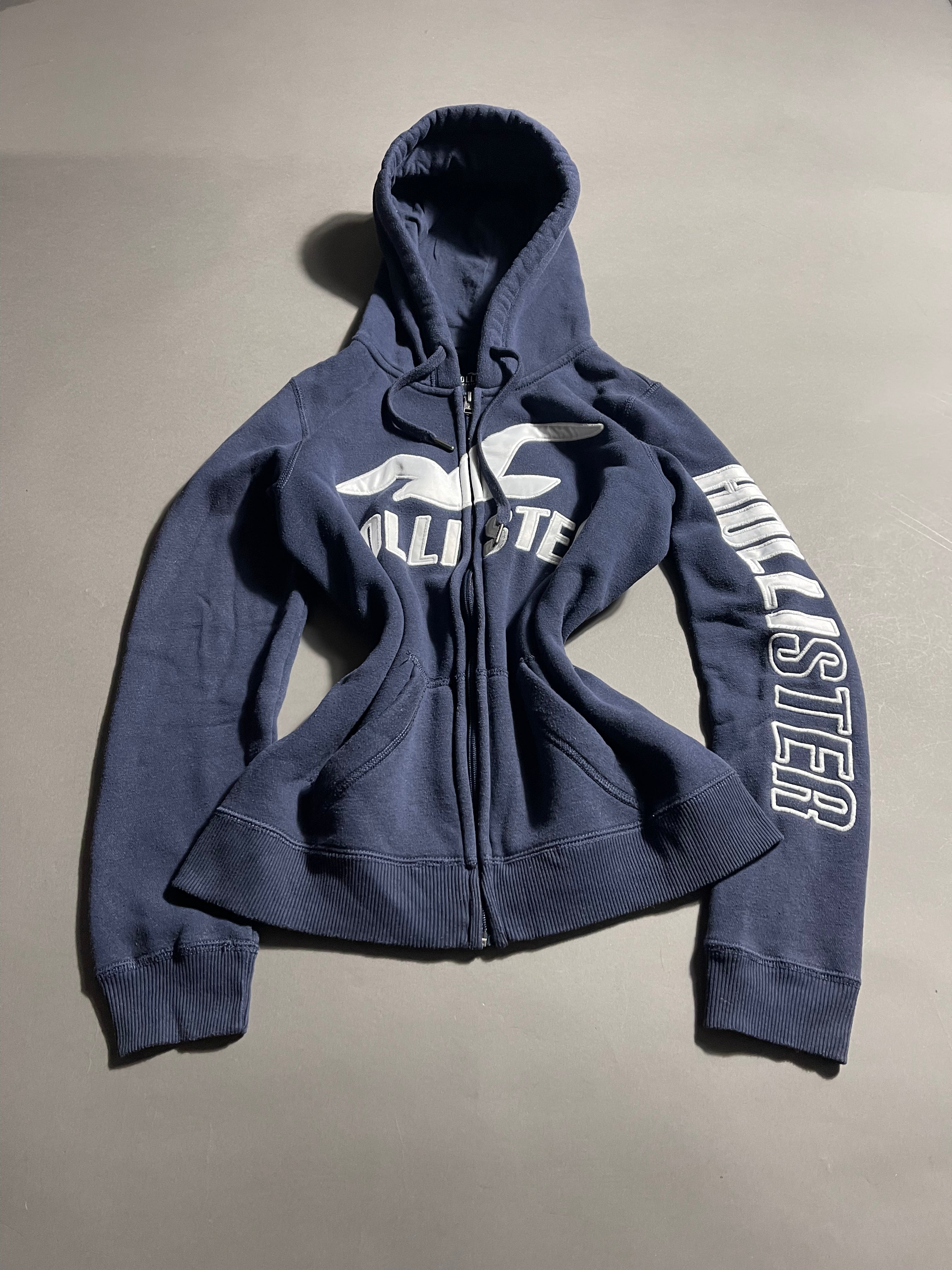 Hollister Vintage Y2K Zip-Hoodie S Womens
