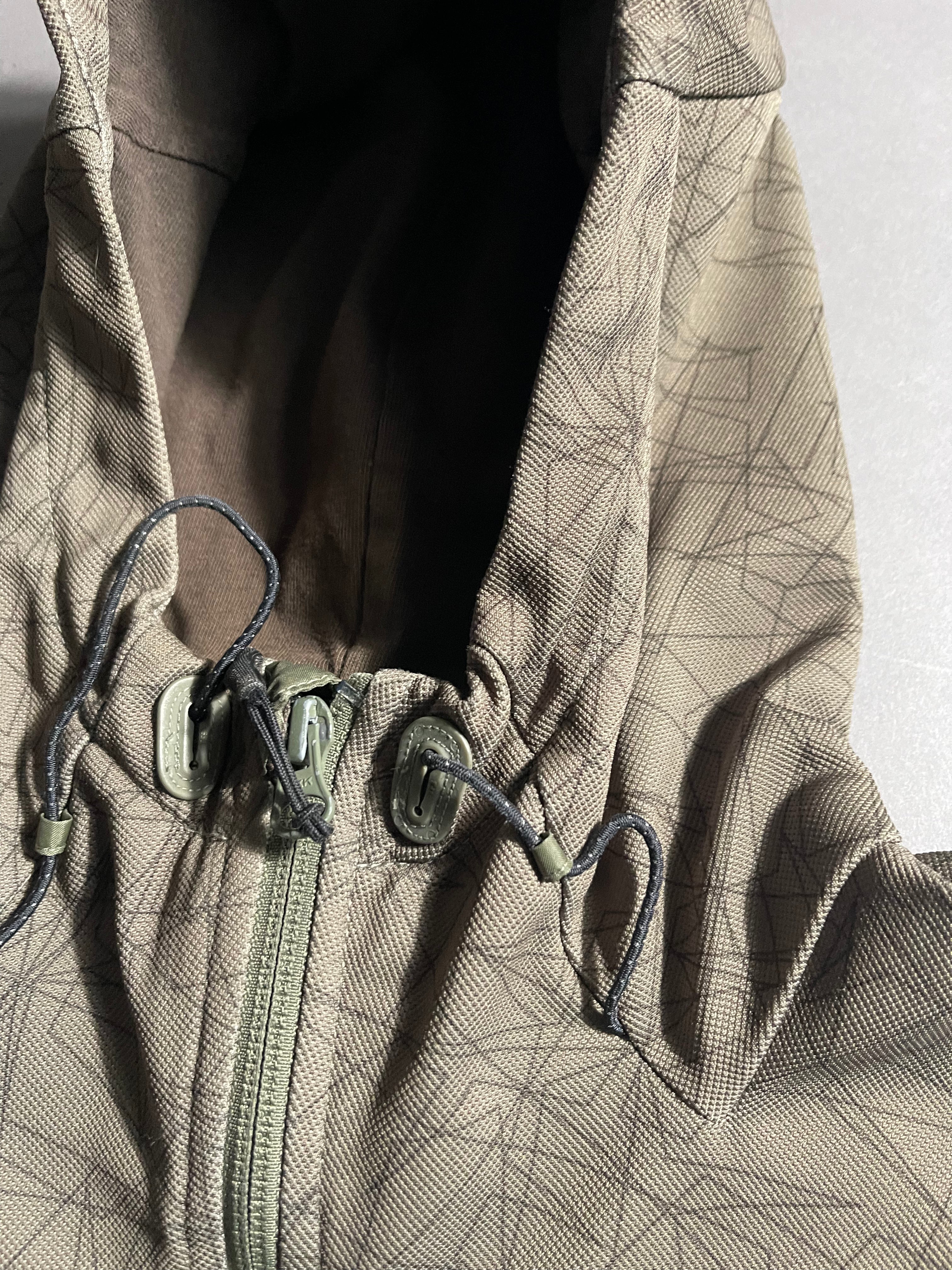 Nike Vintage Y2K Zip-Hoodie Windbreaker Utility Military Style S Mens