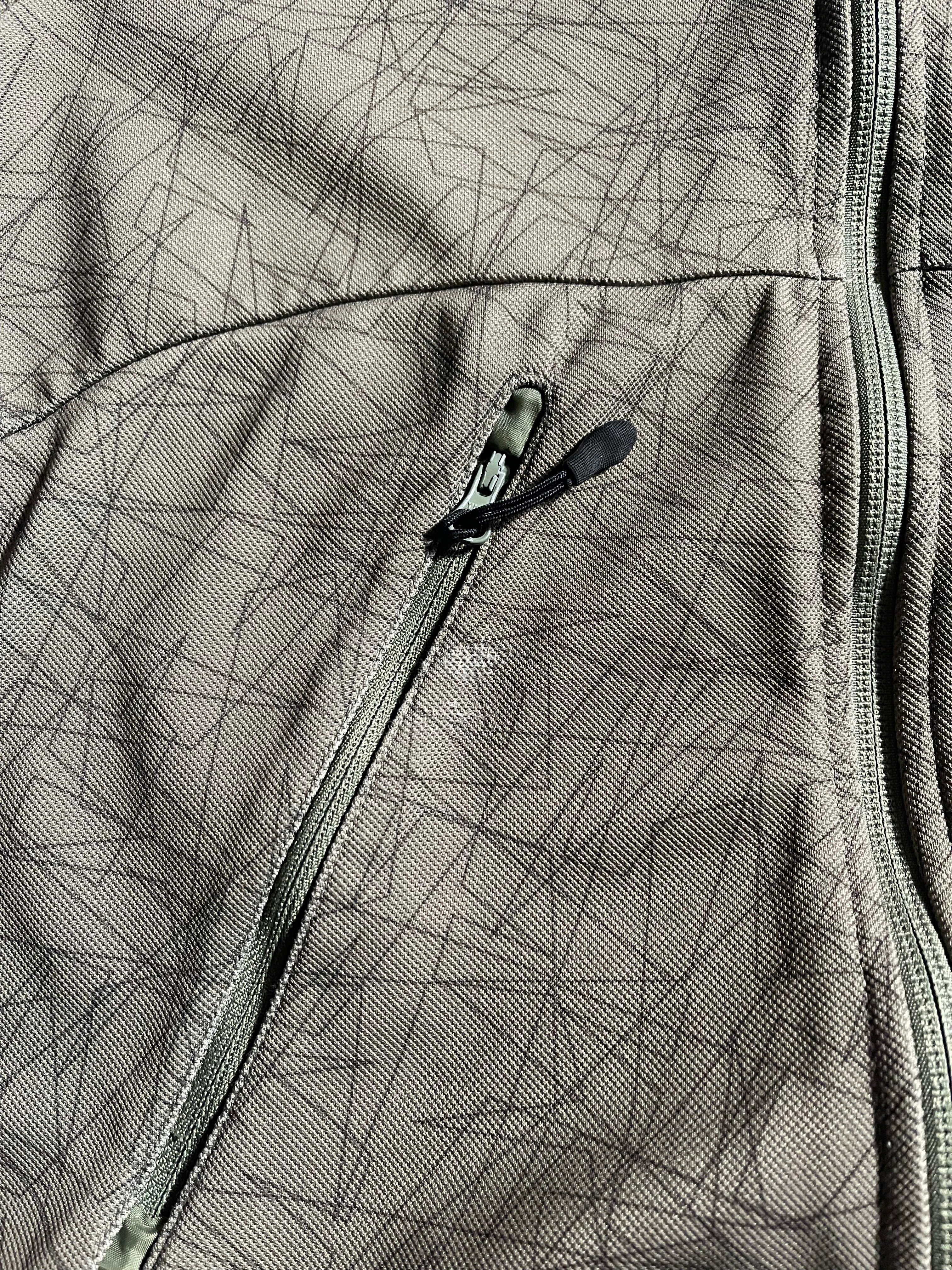 Nike Vintage Y2K Zip-Hoodie Windbreaker Utility Military Style S Mens