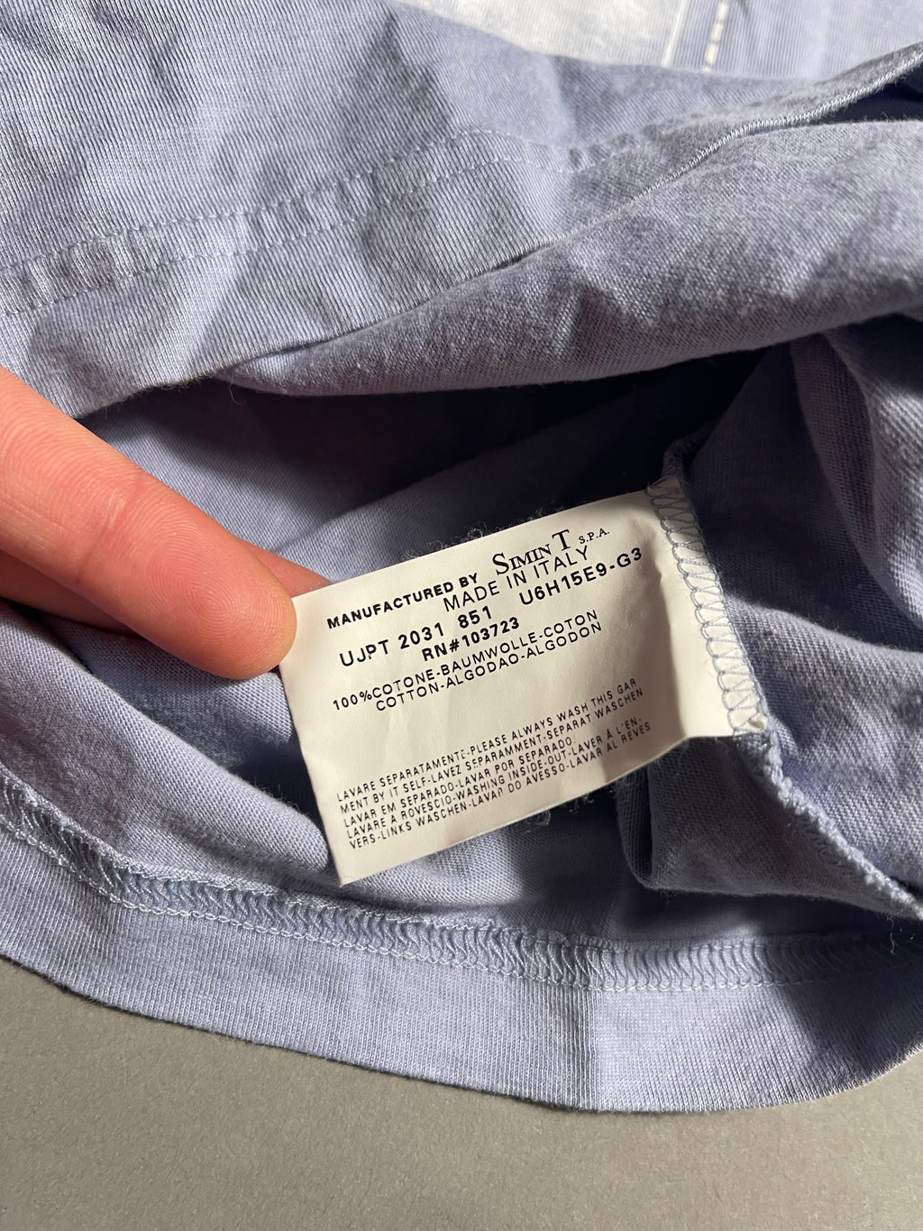 Armani Jeans Vintage Y2K T' M Mens