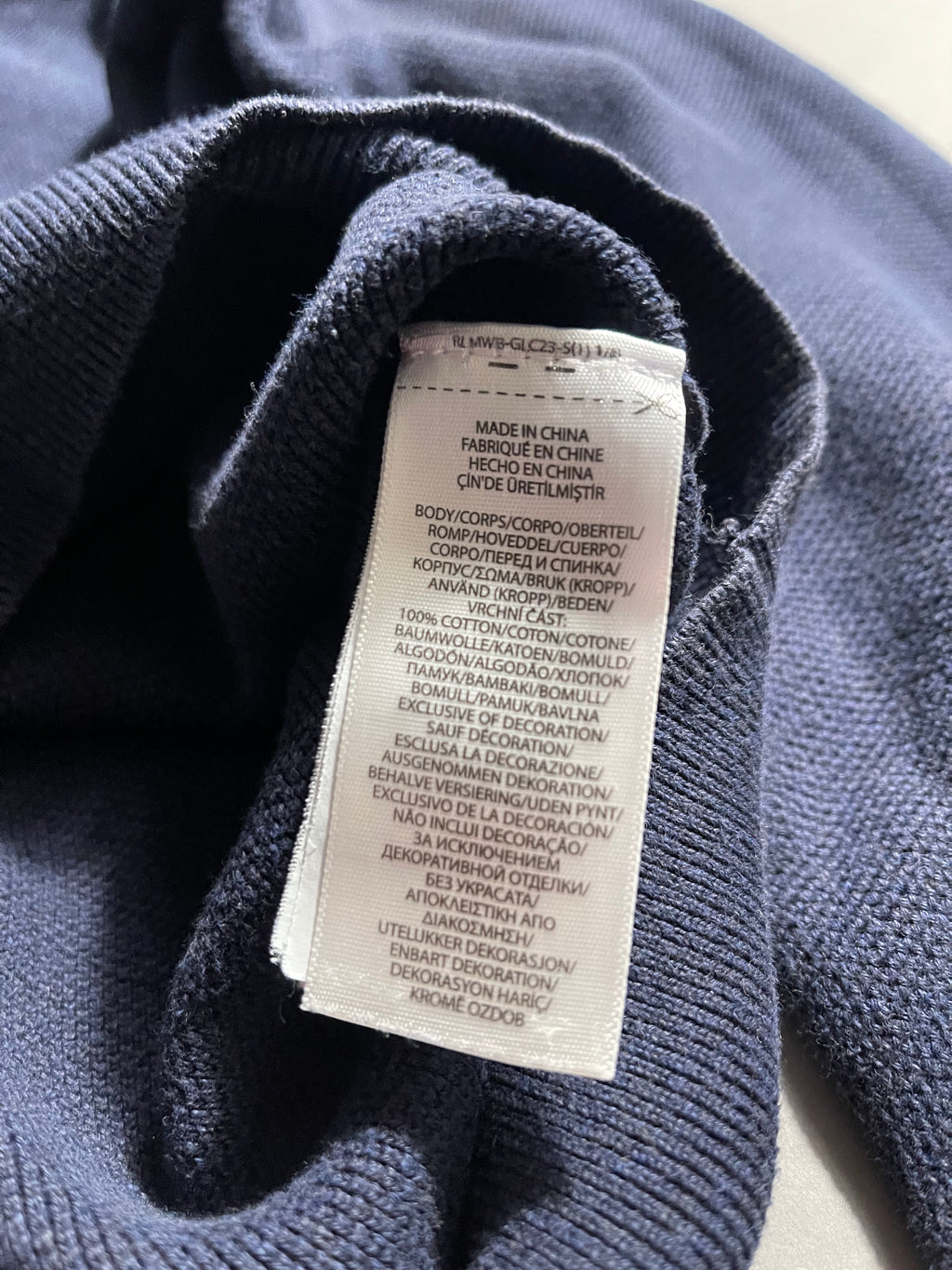 Polo Ralph Lauren Vintage Sweatshirt 1/4 Zip S Mens
