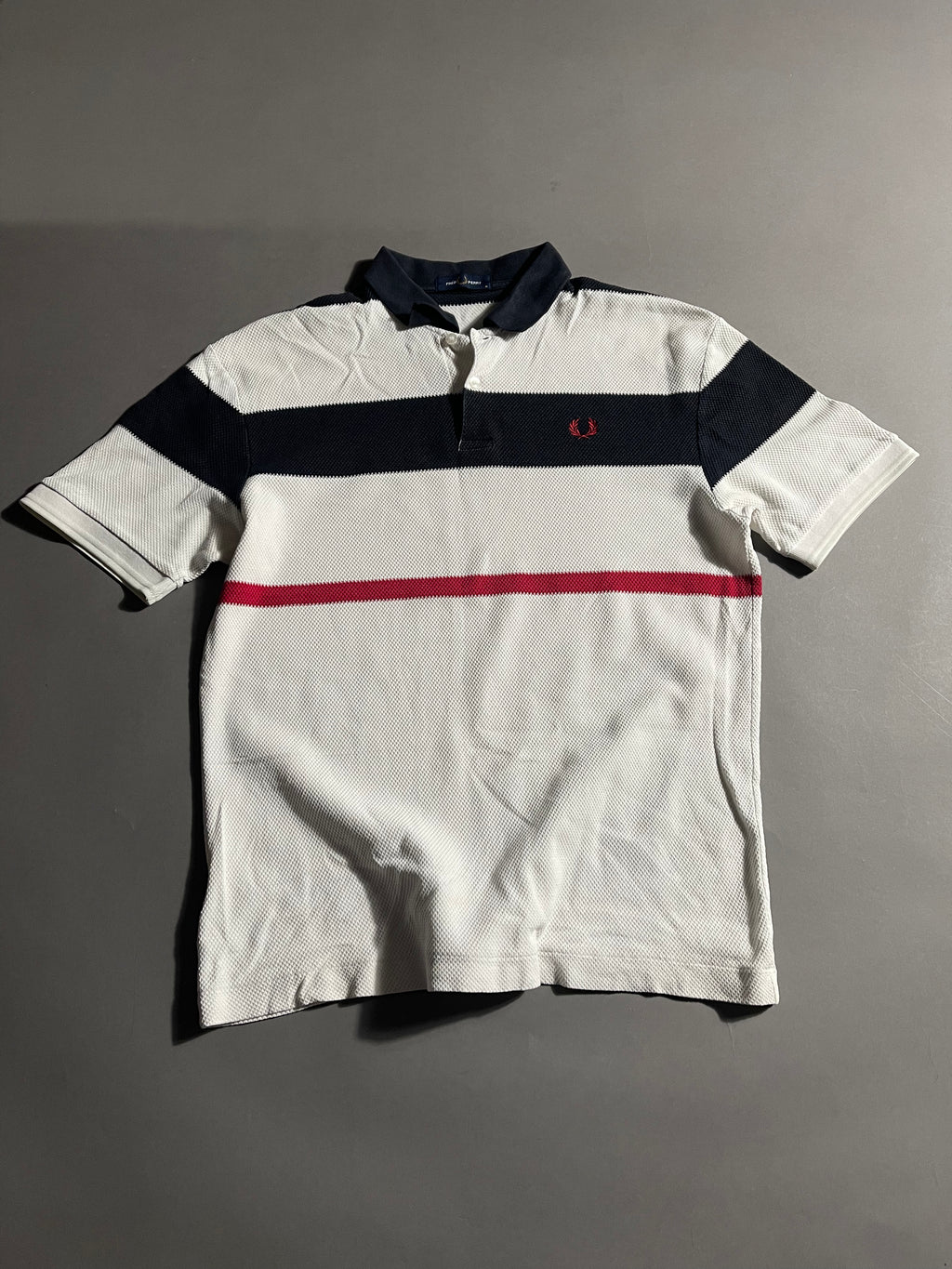 Fred Perry Vintage Y2K Polo Shirt M Mens