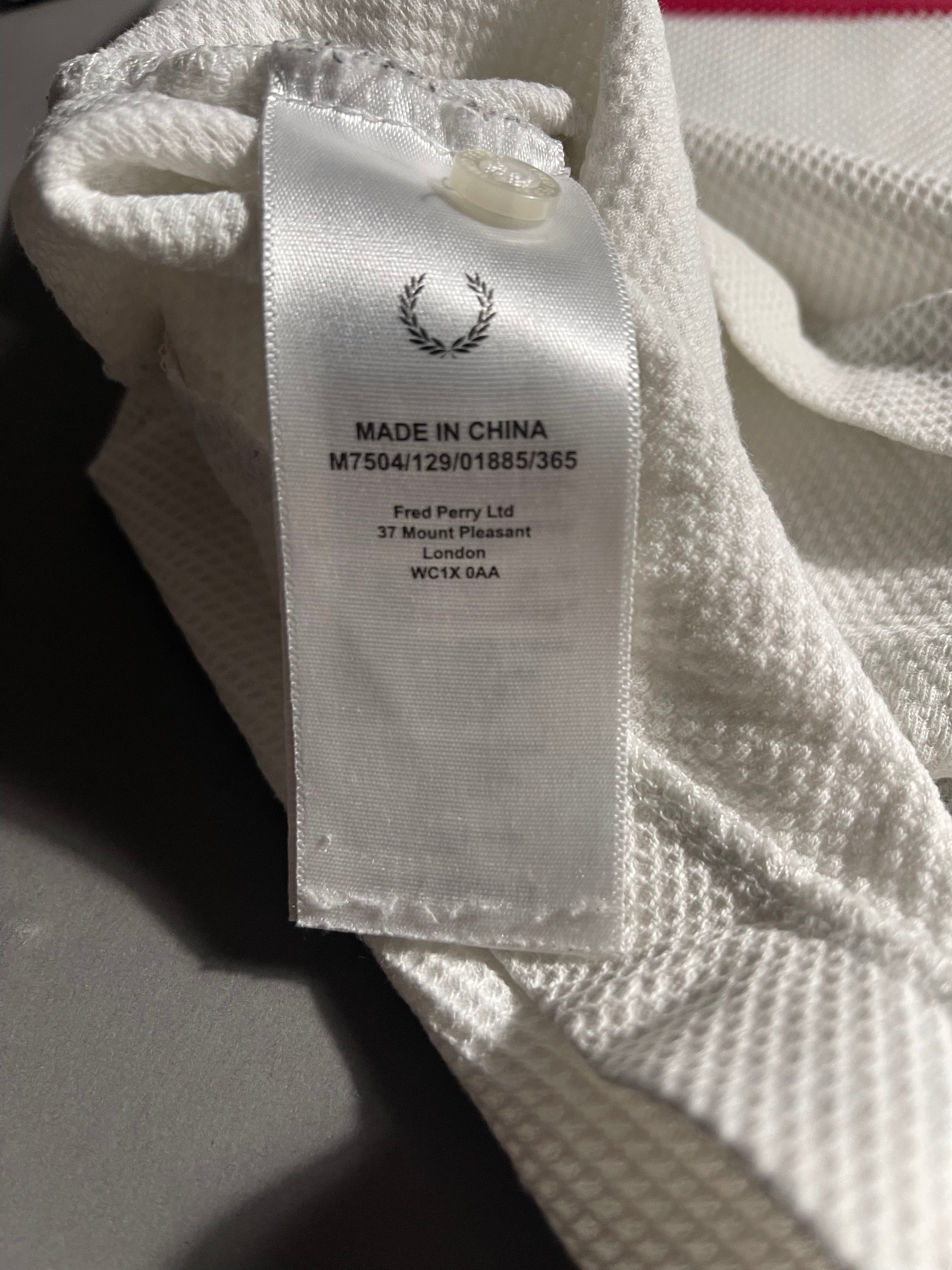 Fred Perry Vintage Y2K Polo Shirt M Mens