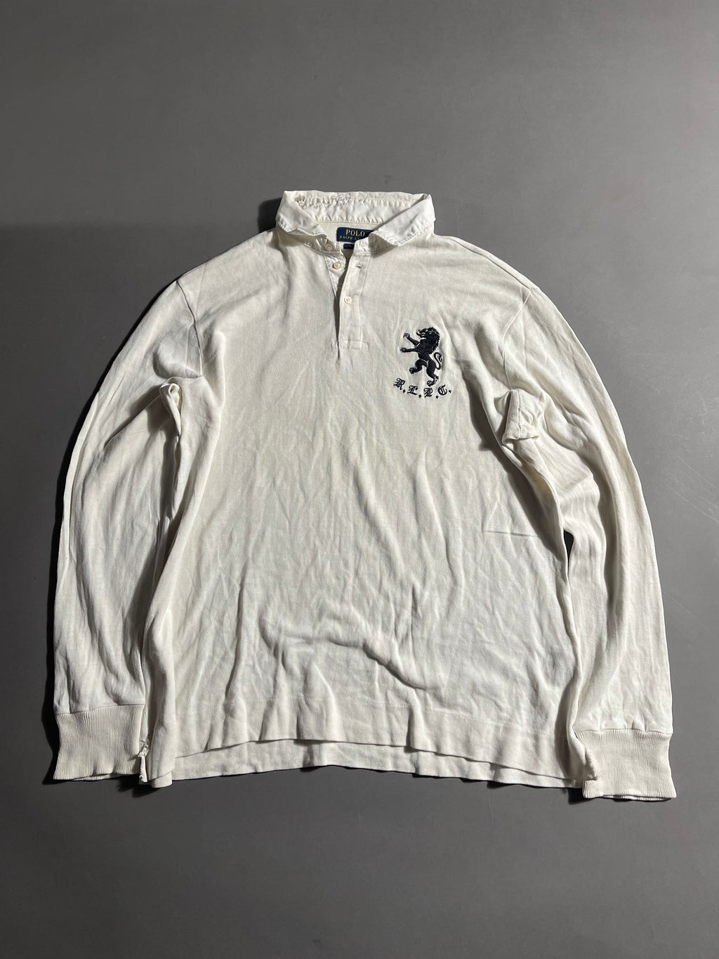Polo Ralph Lauren Vintage Y2K Sweatshirt Polo Knit L Mens
