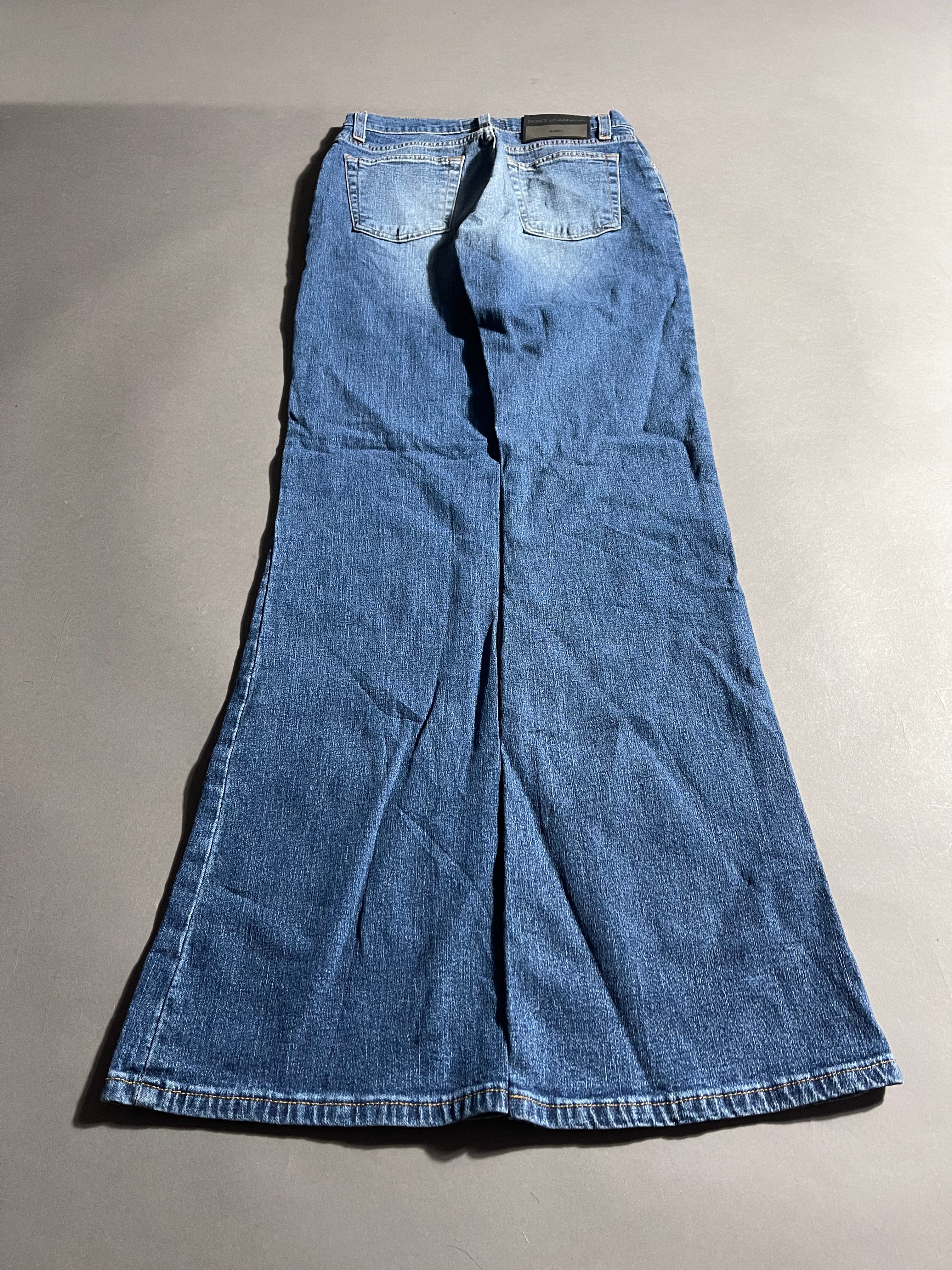Dolce & Gabbana Vintage Y2K Straight Leg Baggy Jeans M Unisex Womens