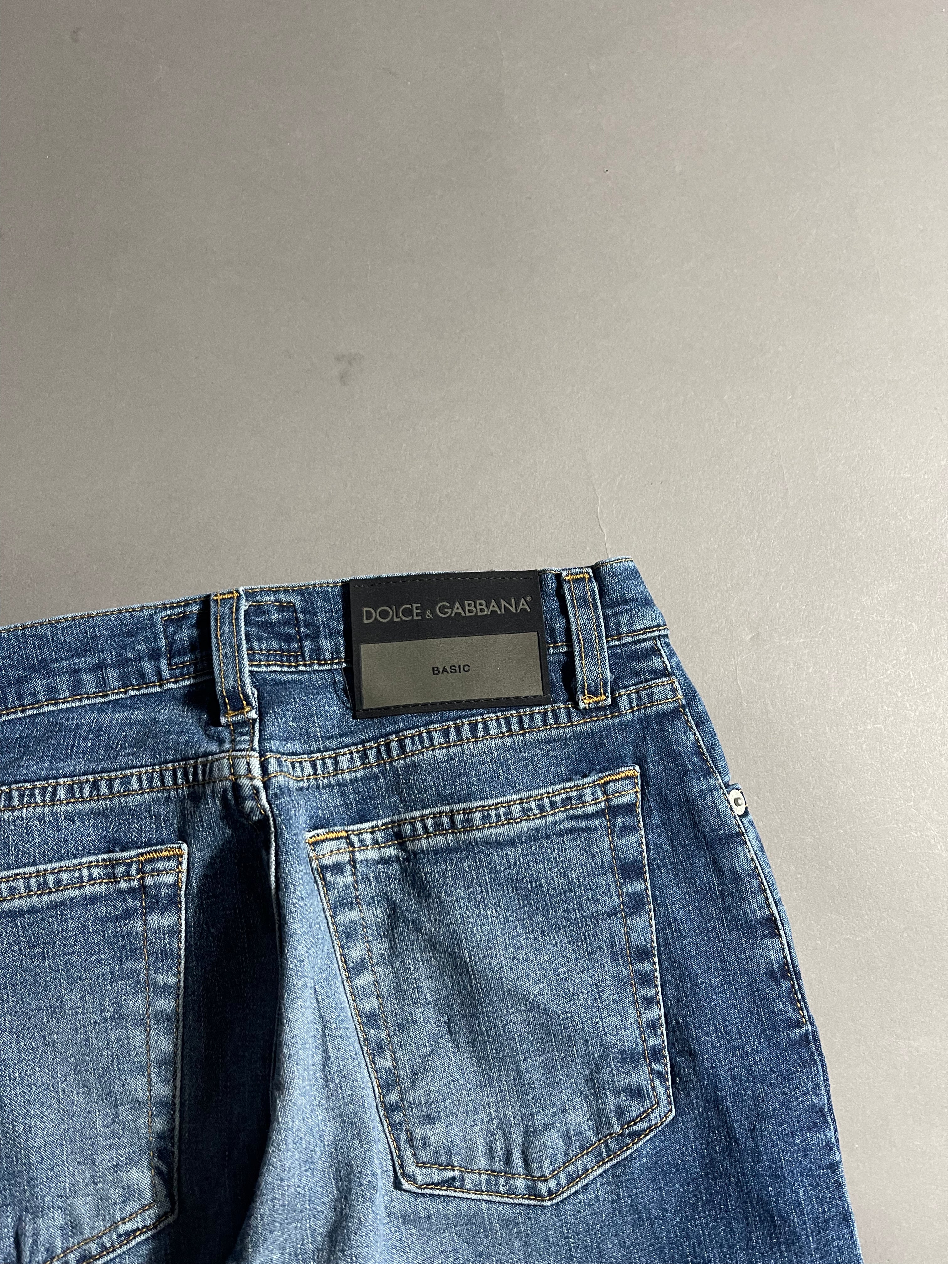Dolce & Gabbana Vintage Y2K Straight Leg Baggy Jeans M Unisex Womens