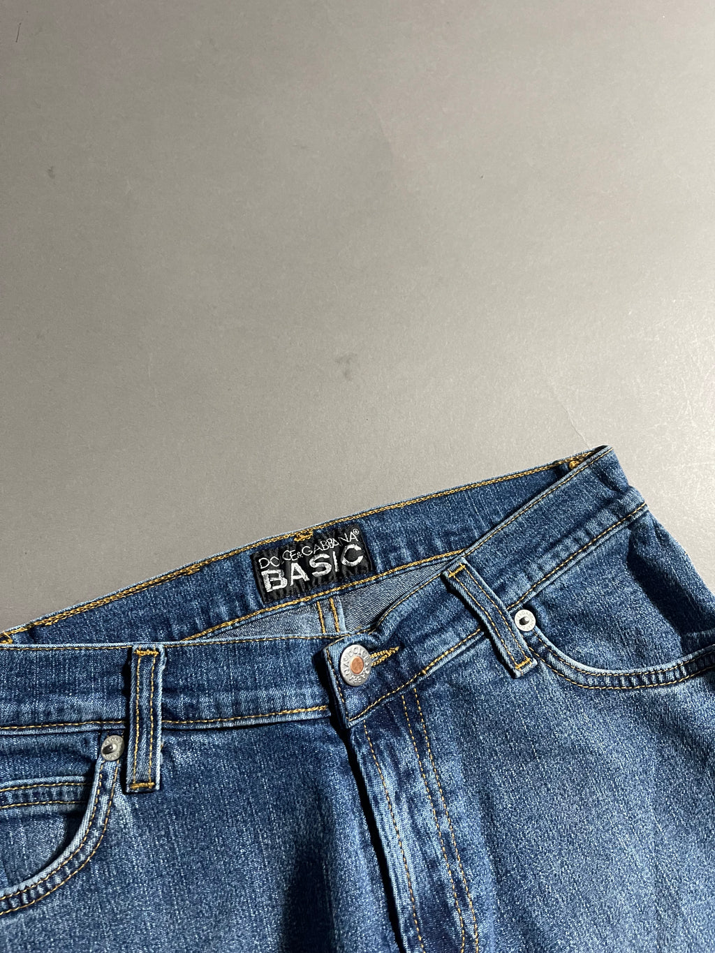 Dolce & Gabbana Vintage Y2K Straight Leg Baggy Jeans M Unisex Womens