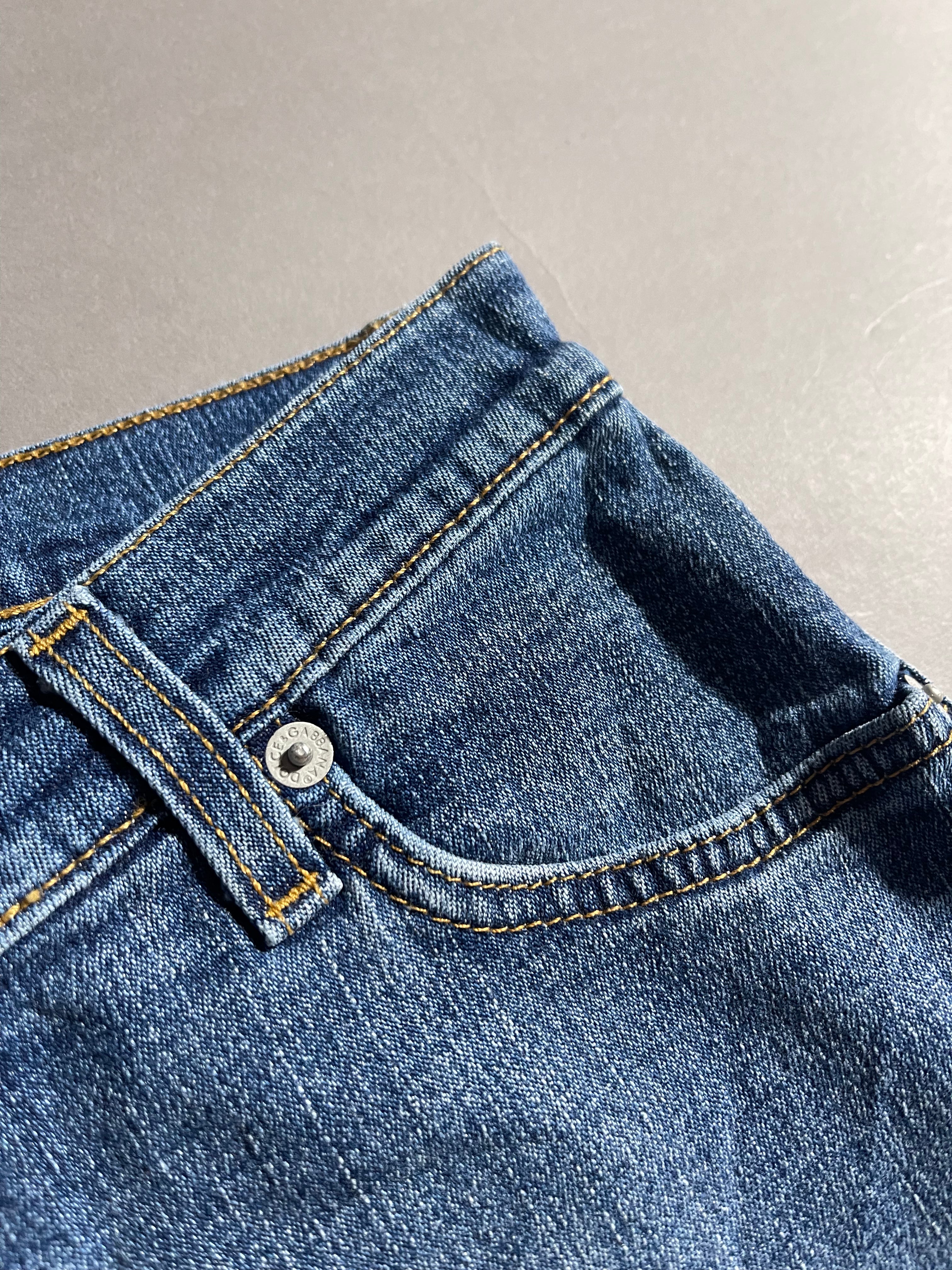 Dolce & Gabbana Vintage Y2K Straight Leg Baggy Jeans M Unisex Womens