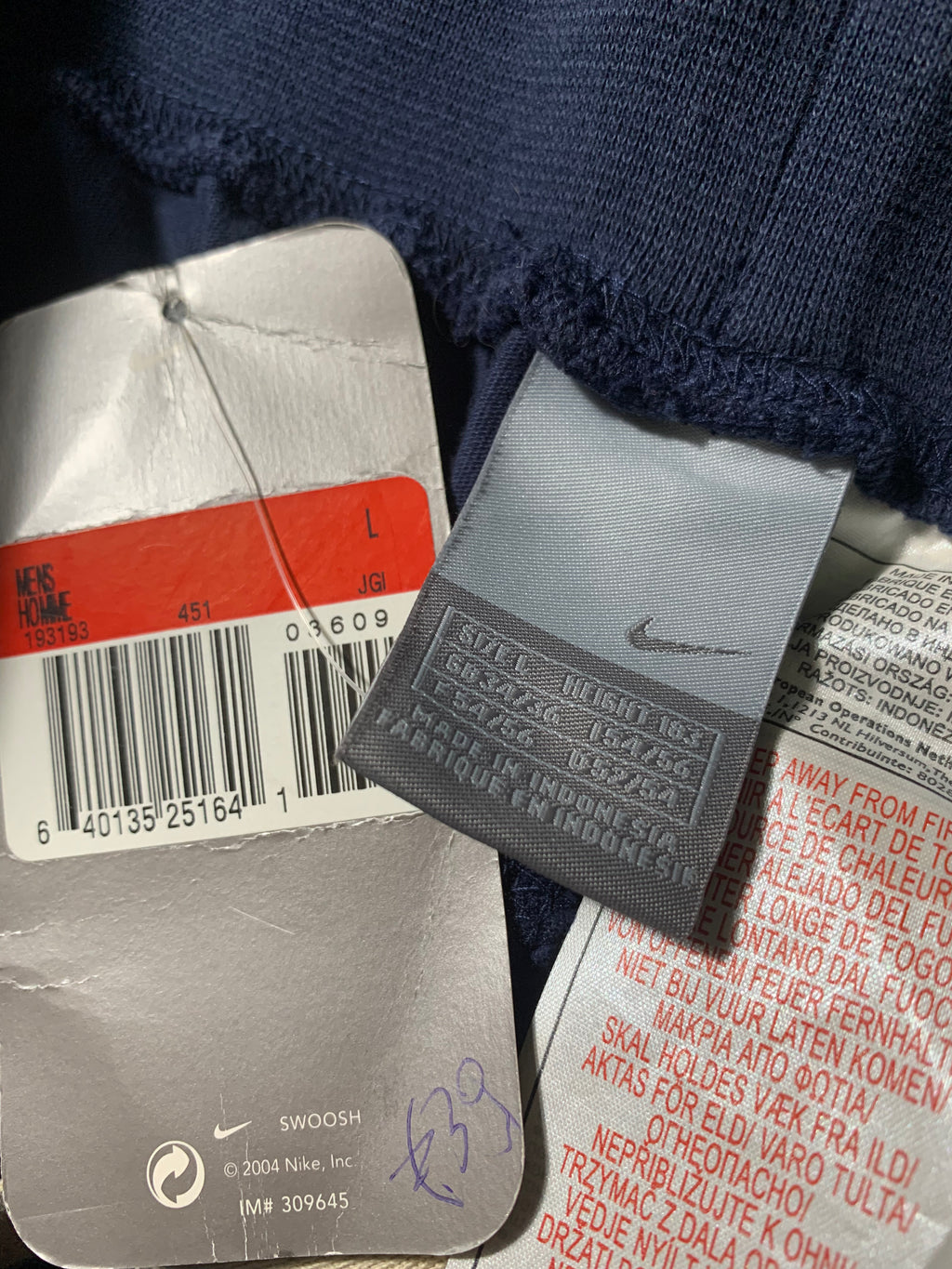 Nike Vintage Y2K Trackpants Jogger Jogginghose L Mens