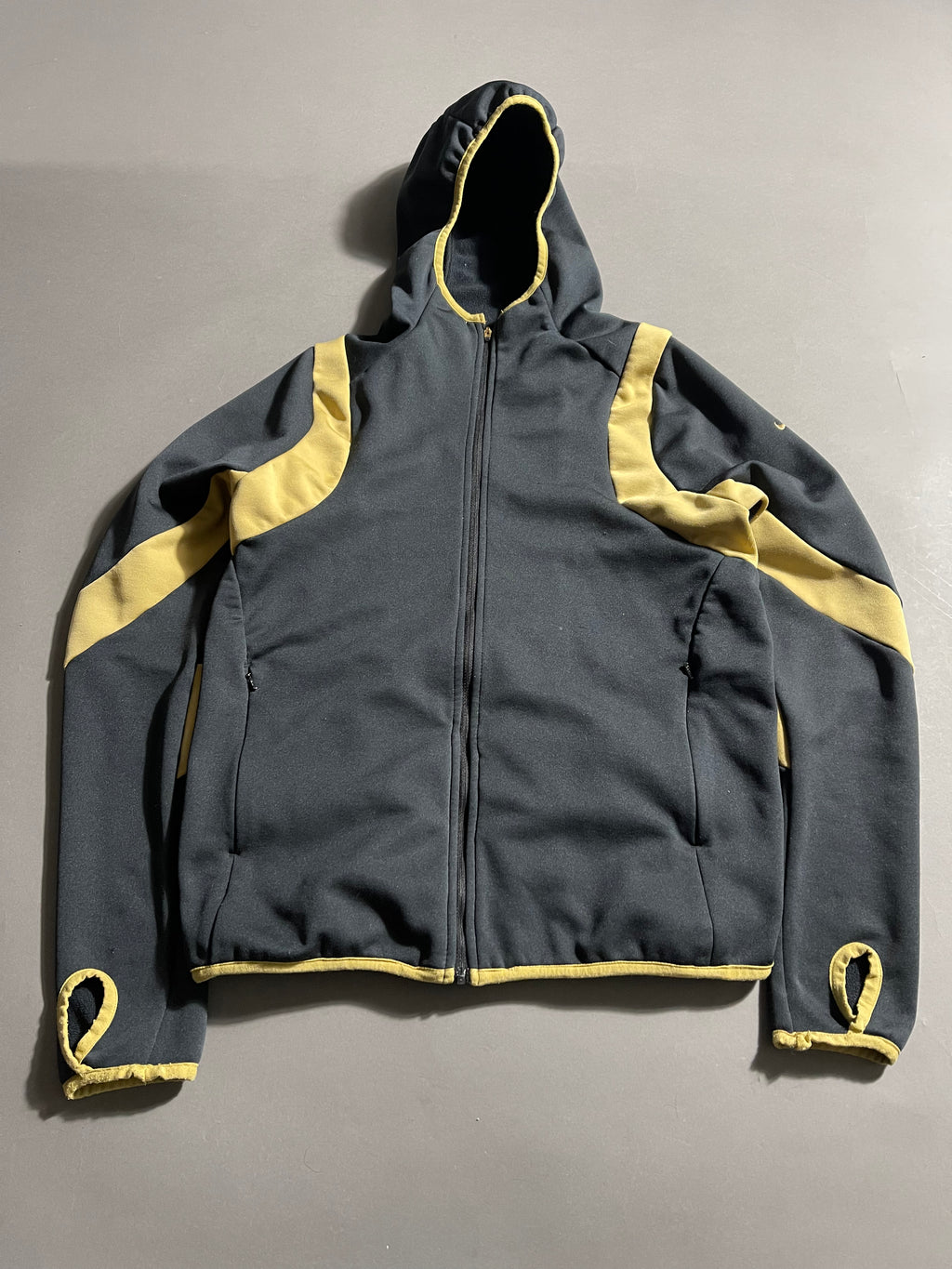 Nike Vintage Y2K Fleece Zip Hoodie S Mens
