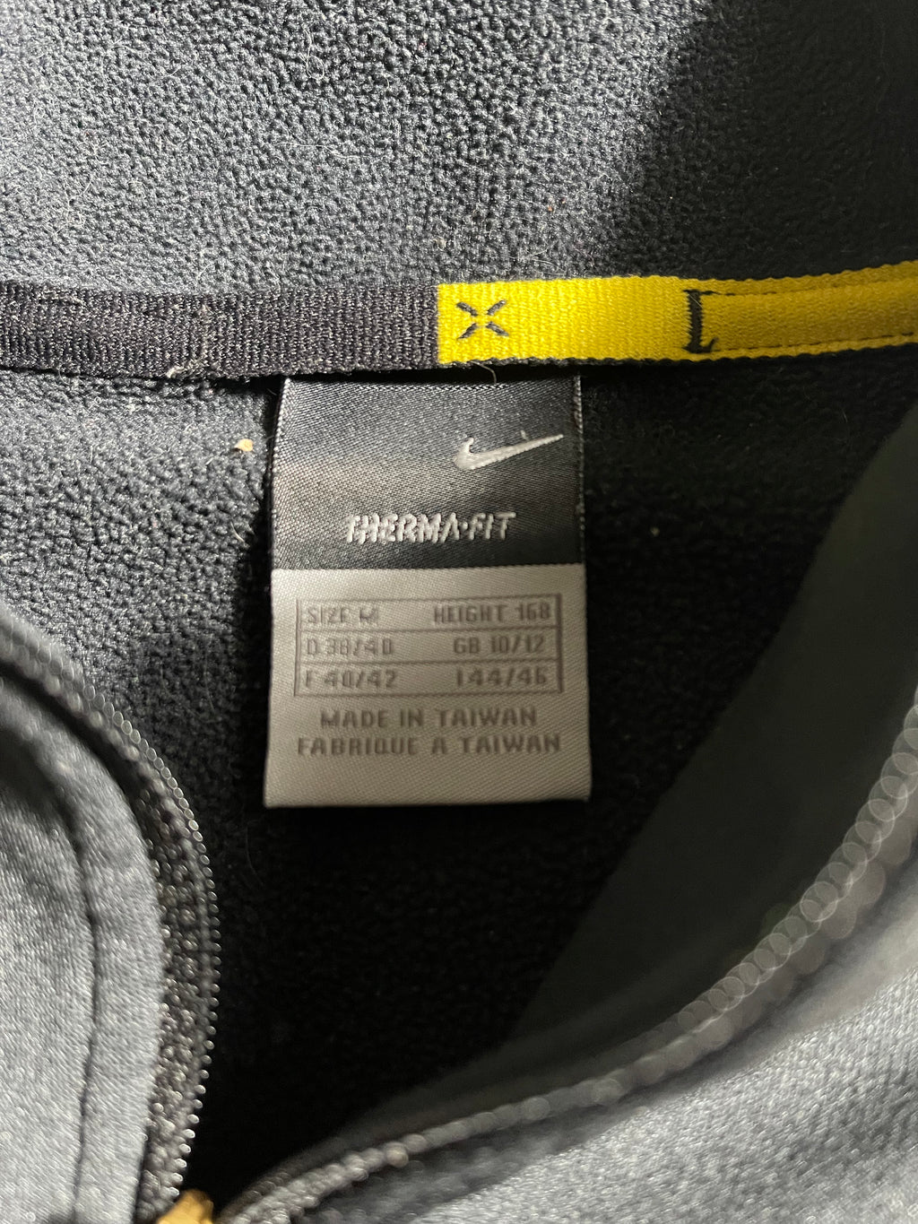 Nike Vintage Y2K Fleece Zip Hoodie S Mens