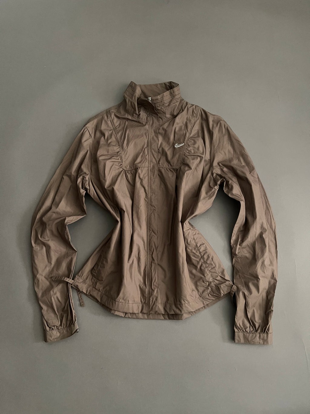 Nike Vintage Y2K Racer Biker Windbreaker Jacket L Womens