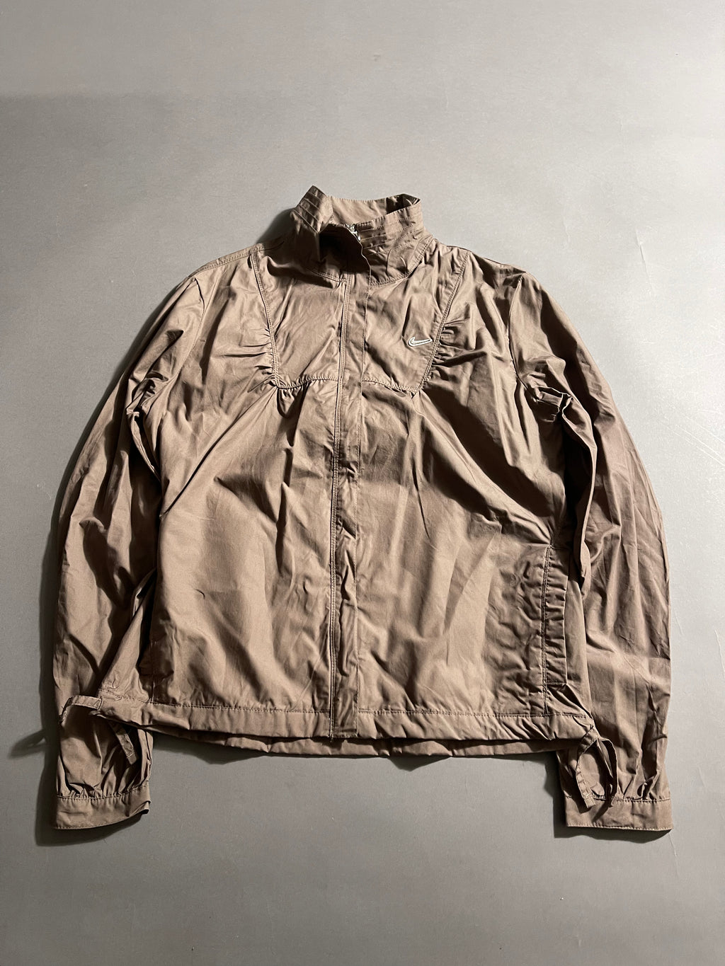 Nike Vintage Y2K Racer Biker Windbreaker Jacket L Womens