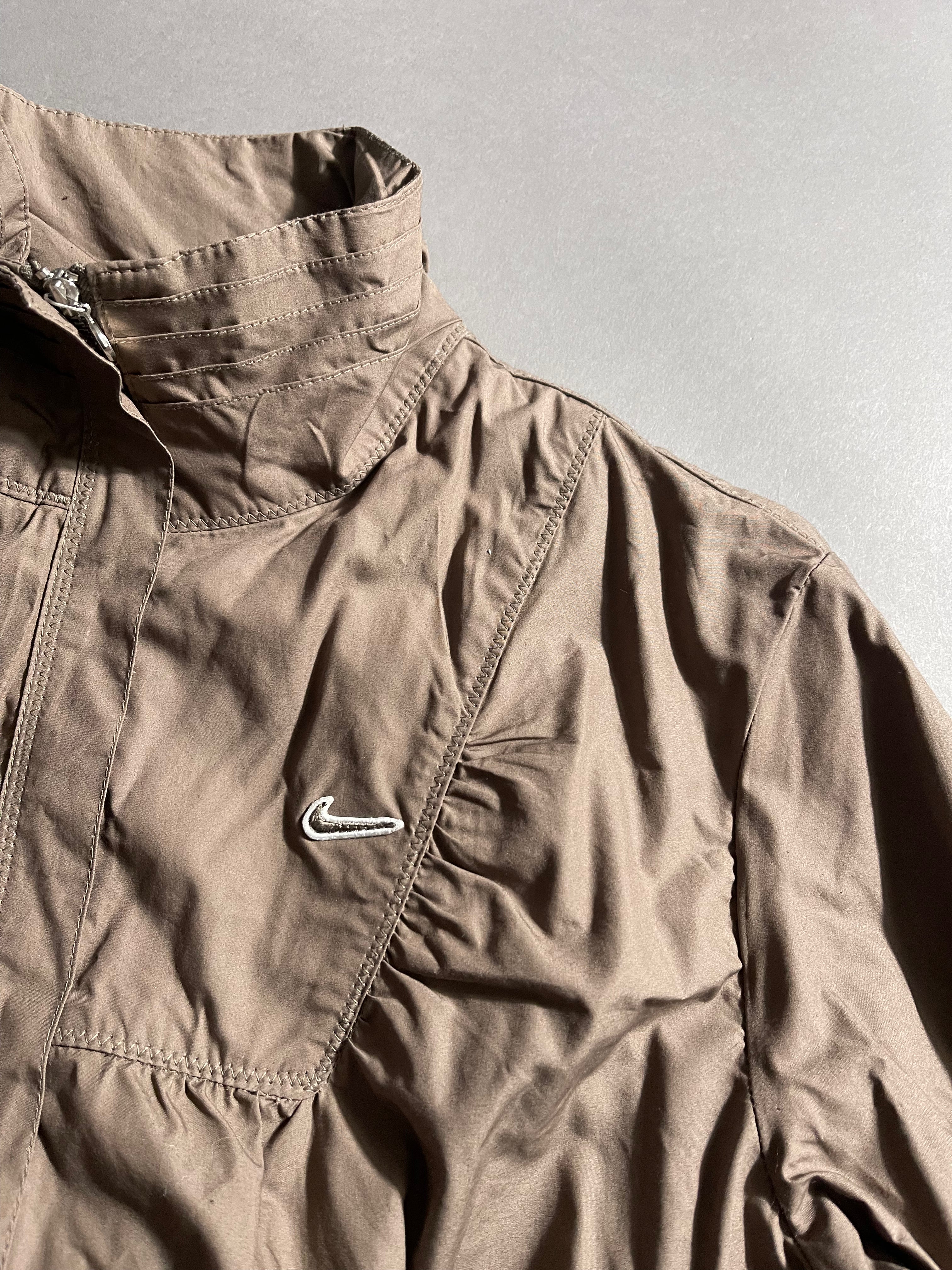 Nike Vintage Y2K Racer Biker Windbreaker Jacket L Womens