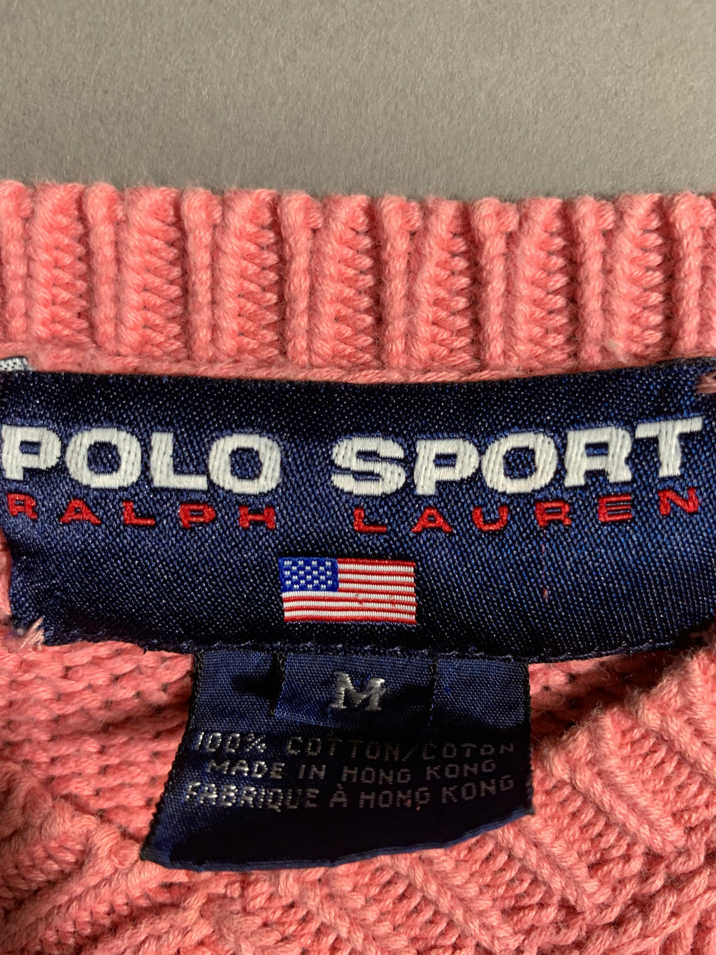 Polo Ralph Lauren Vintage Y2K Sweatshirt Knit M Mens