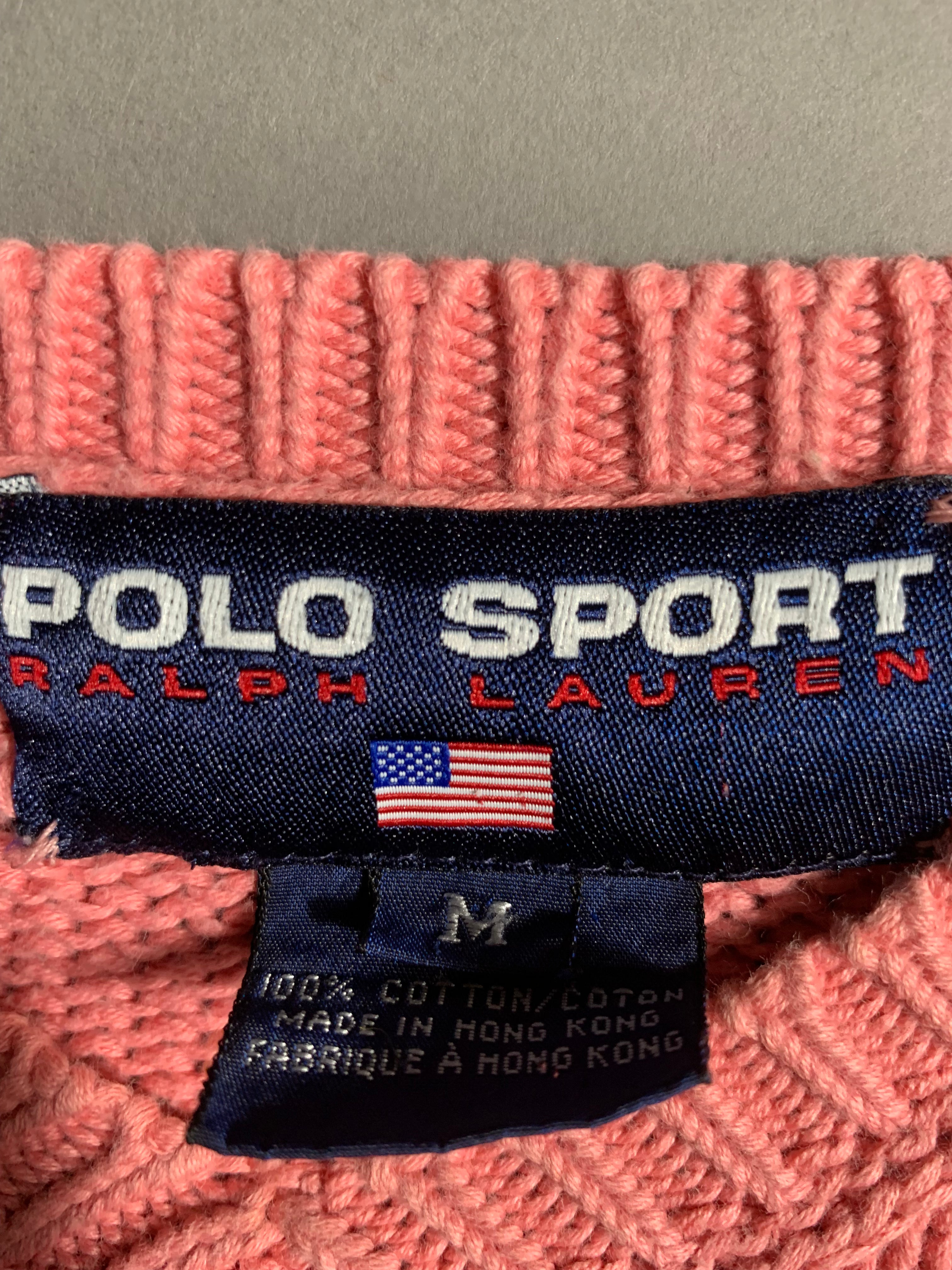 Polo Ralph Lauren Vintage Y2K Sweatshirt Knit M Mens