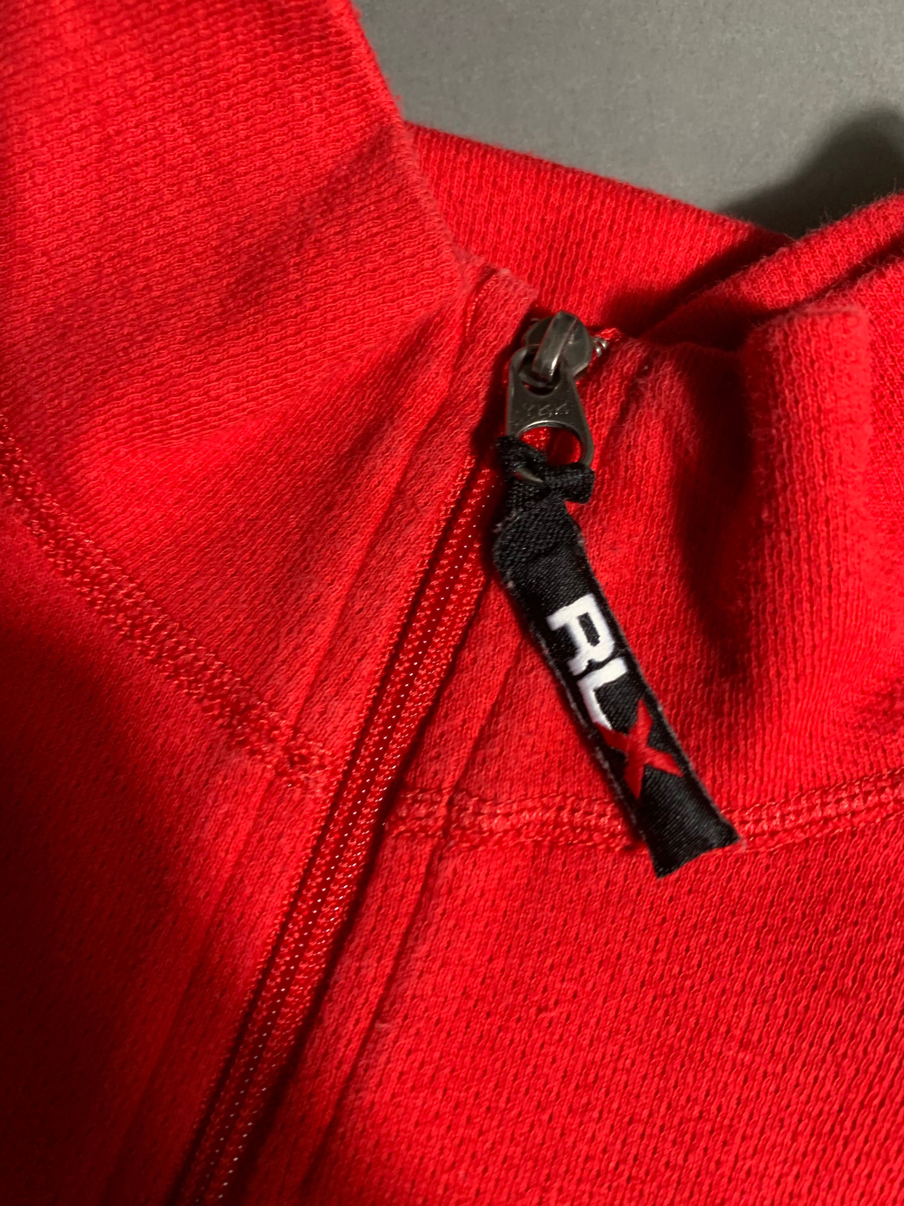 Polo Ralph Lauren X Vintage Y2K Sweatshirt Zip 1/4 Knit M Mens