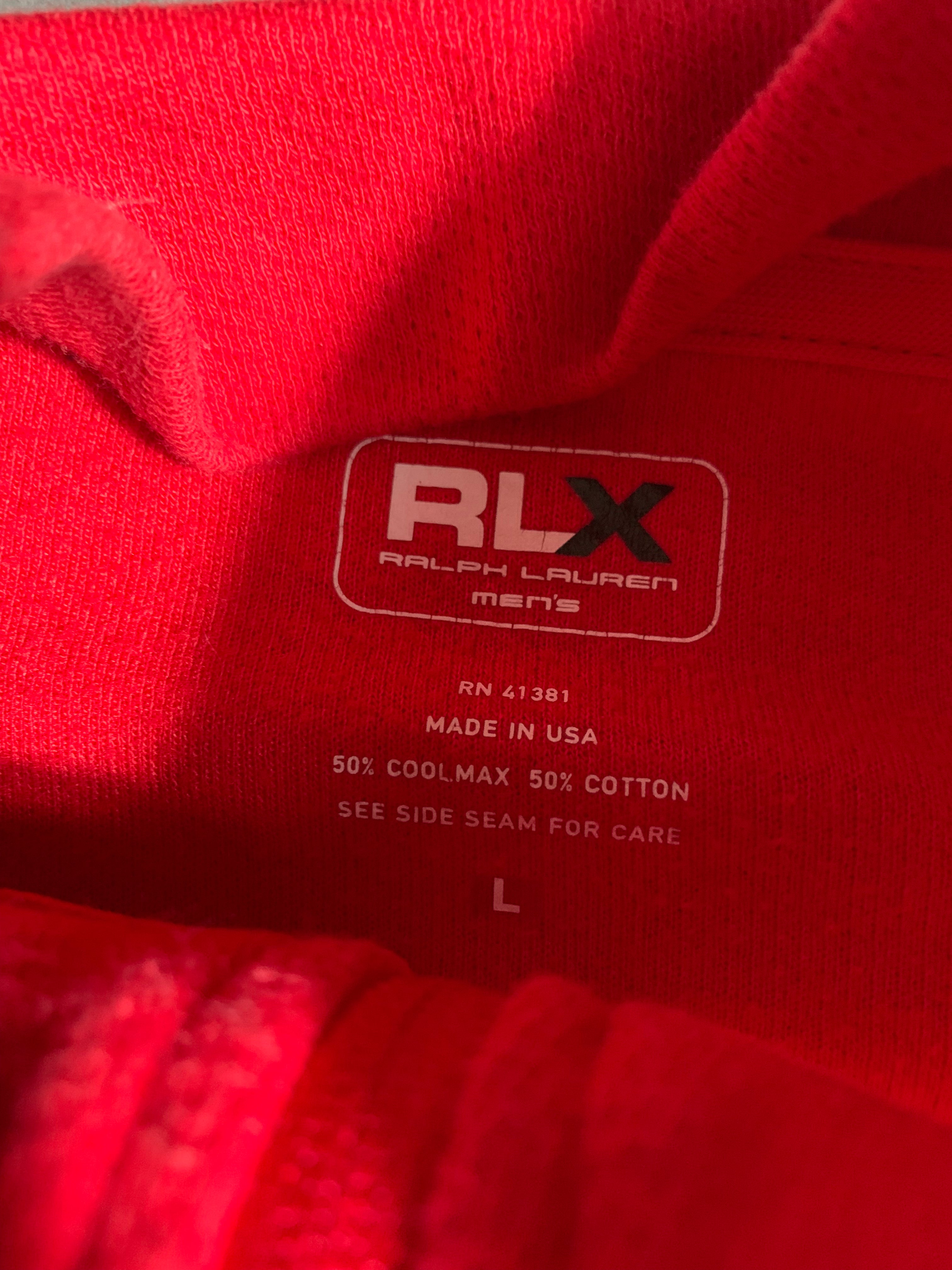 Polo Ralph Lauren X Vintage Y2K Sweatshirt Zip 1/4 Knit M Mens