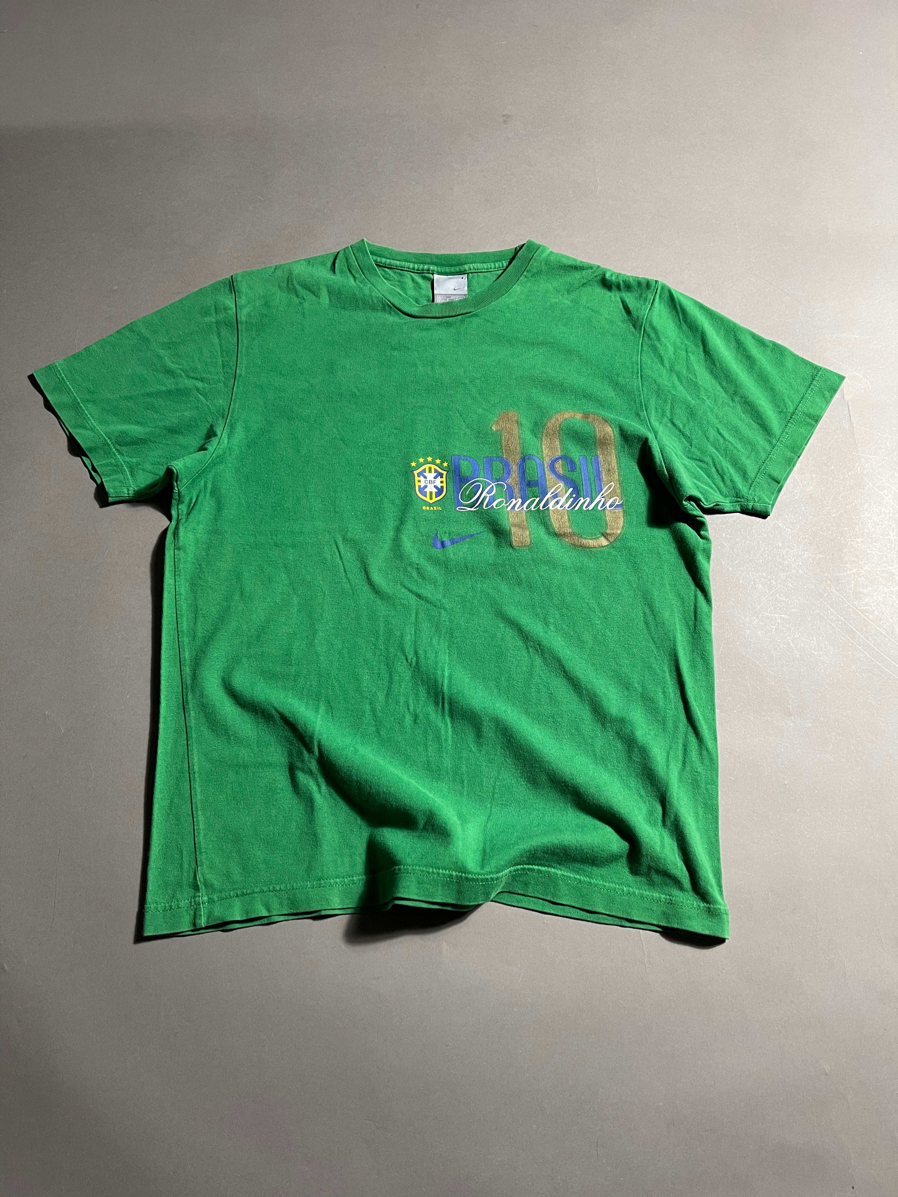Nike x Brasil x Ronaldinho Vintage Y2K T' M Mens