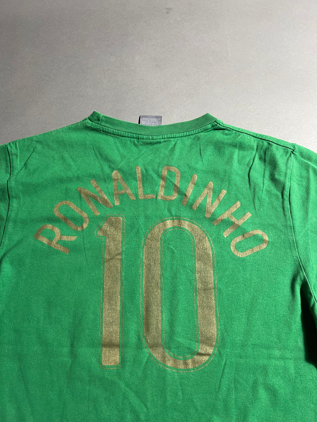 Nike x Brasil x Ronaldinho Vintage Y2K T' M Mens