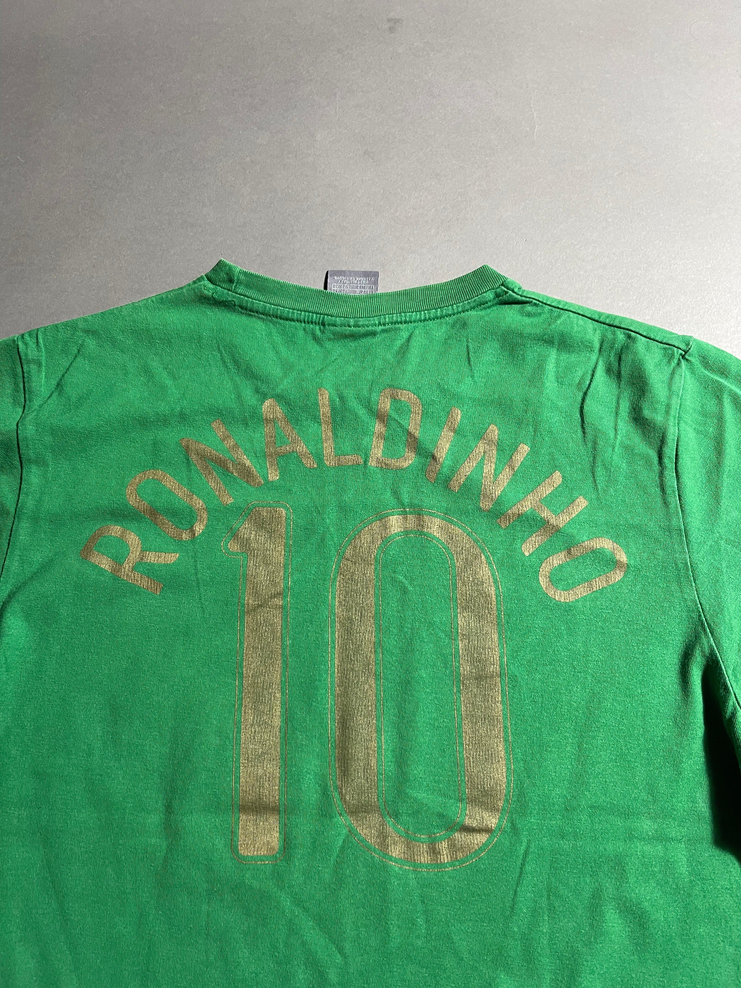 Nike x Brasil x Ronaldinho Vintage Y2K T' M Mens