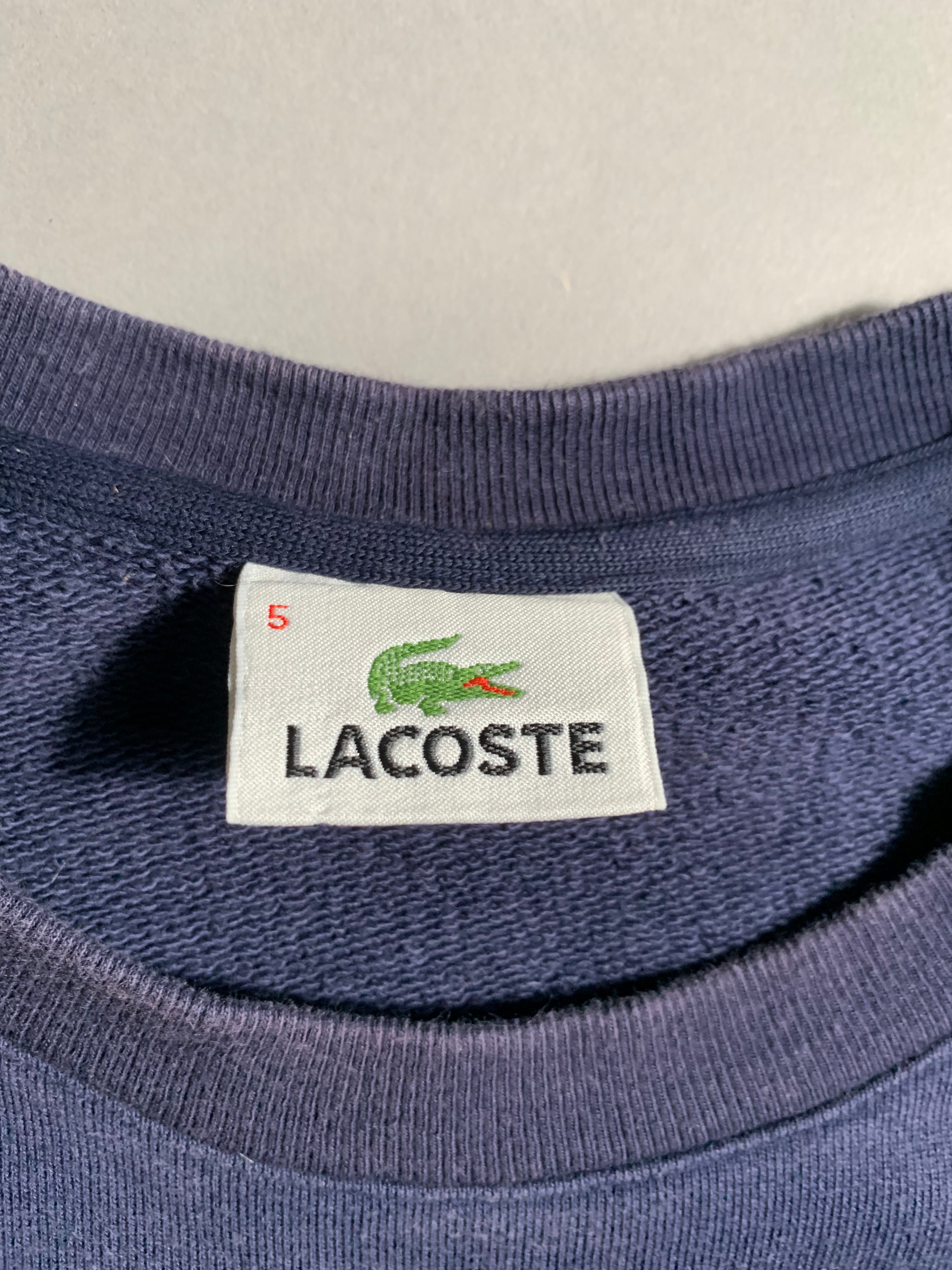 Lacoste Vintage Y2K Sweatshirt Knit M Mens