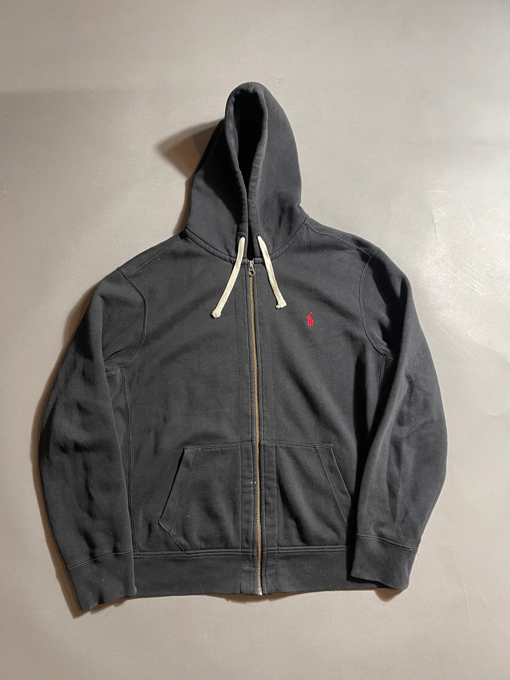Polo Ralph Lauren Vintage Y2K Zip Hoodie L Mens