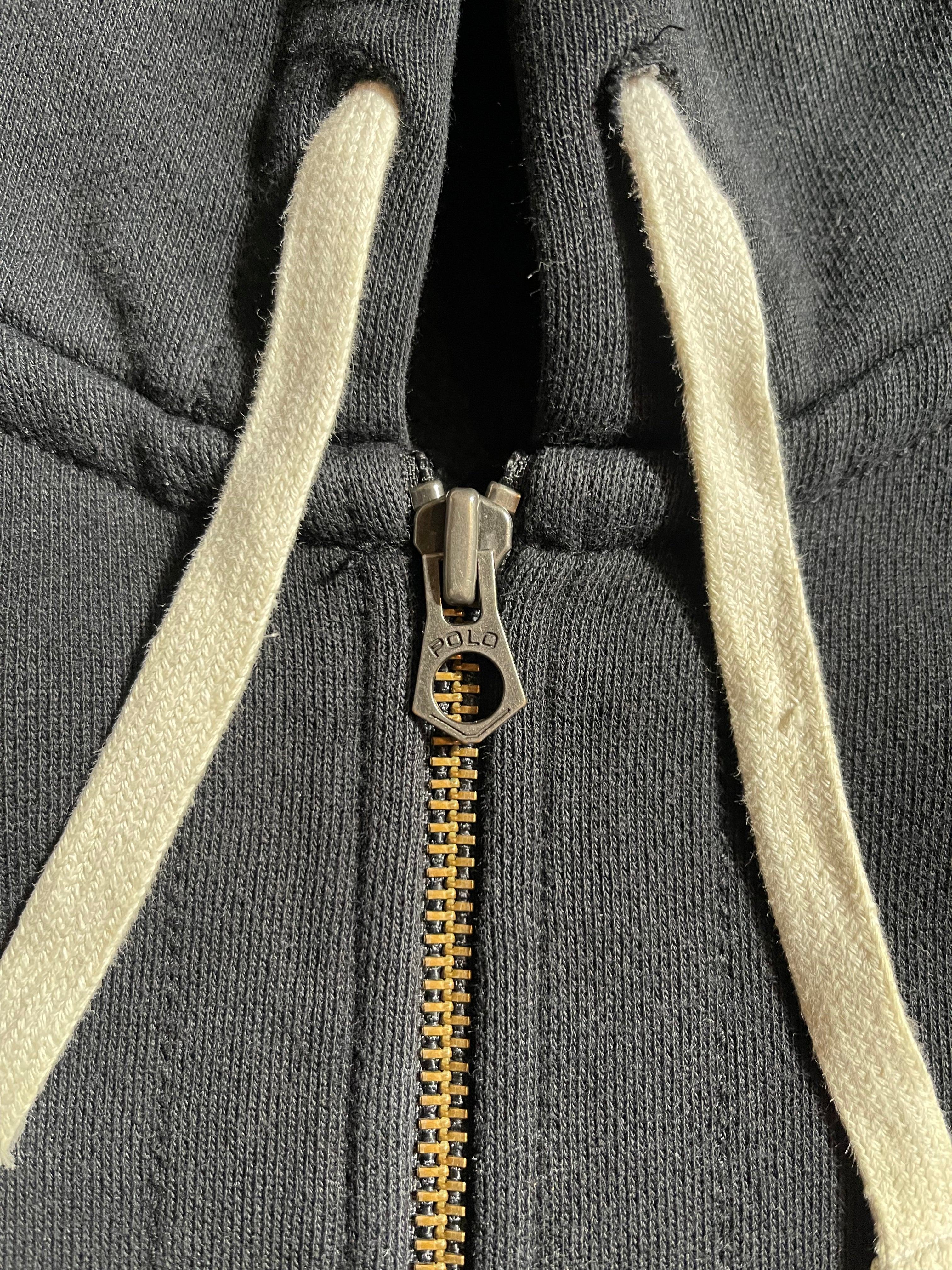 Polo Ralph Lauren Vintage Y2K Zip Hoodie L Mens
