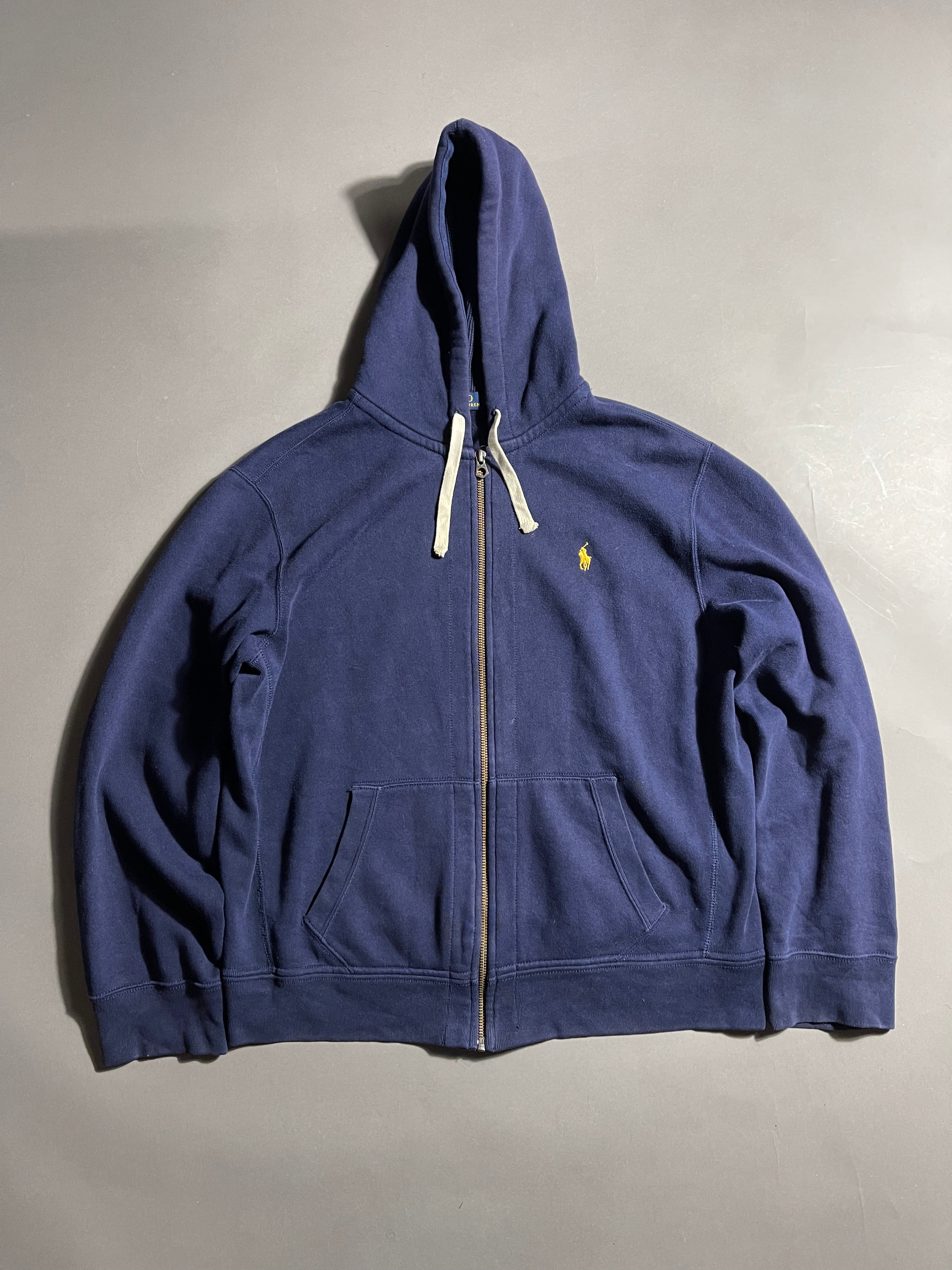 Polo Ralph Lauren Vintage Y2K Zip Hoodie L Mens