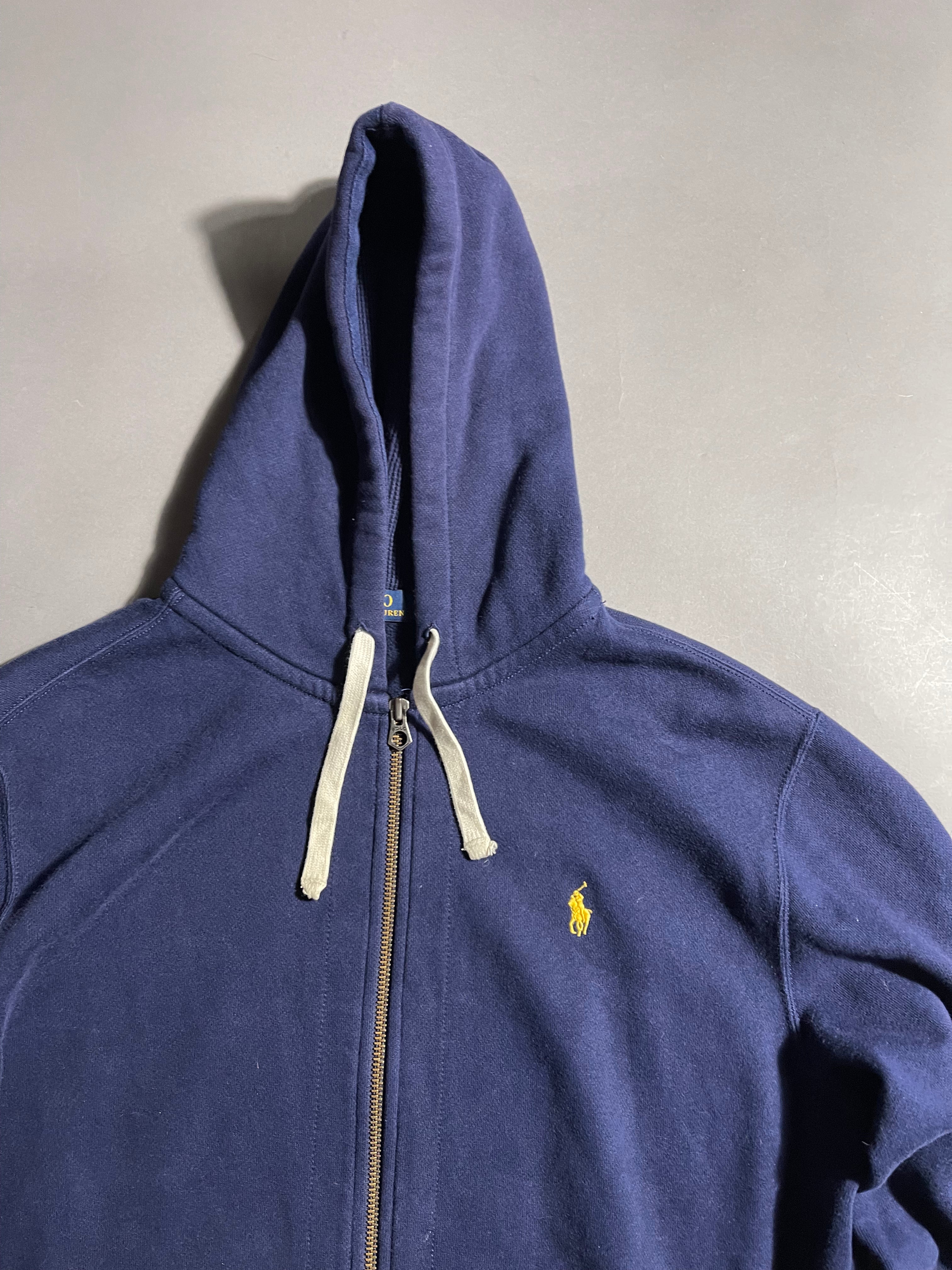 Polo Ralph Lauren Vintage Y2K Zip Hoodie L Mens