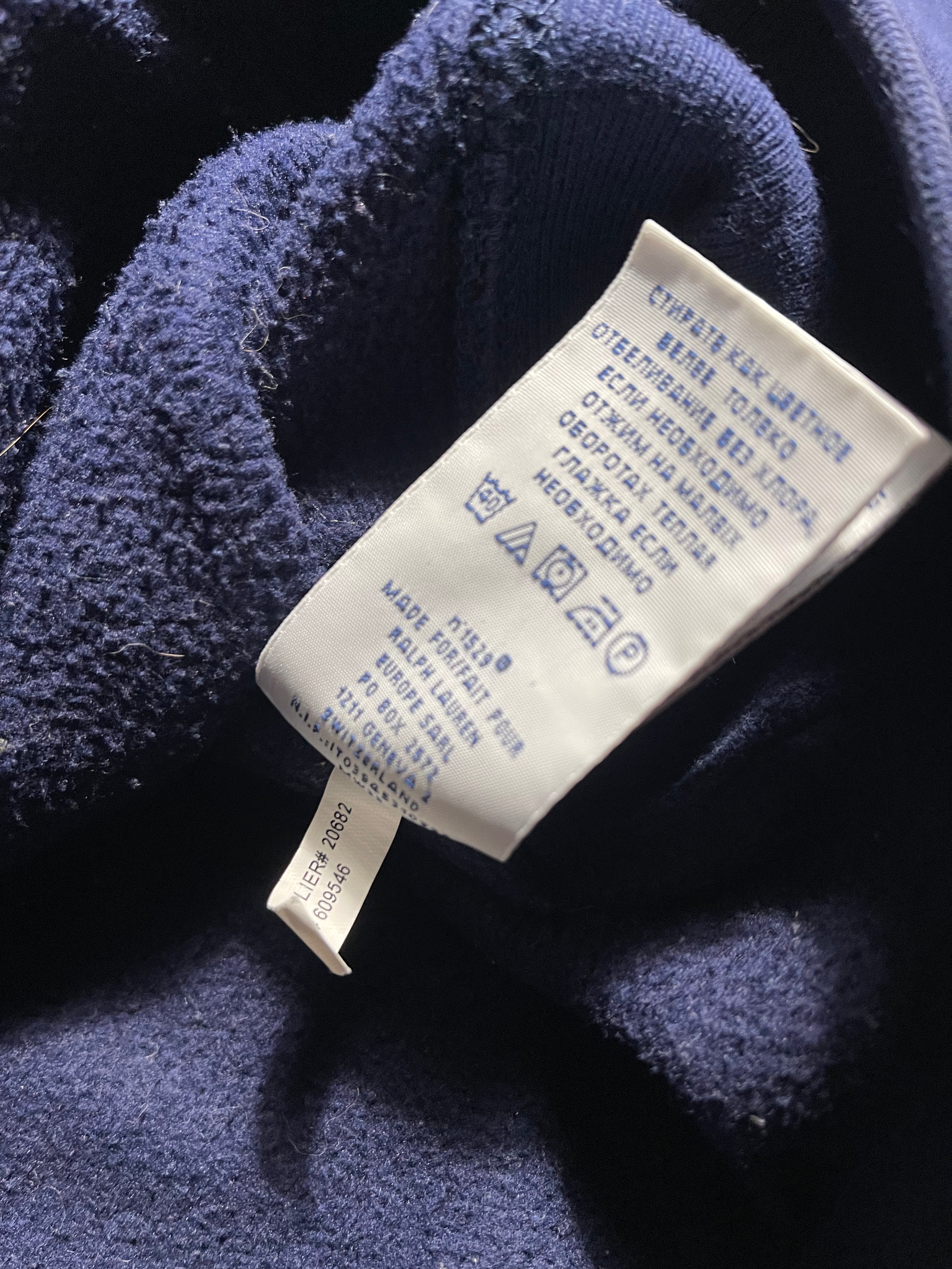 Polo Ralph Lauren Vintage Y2K Zip Hoodie L Mens