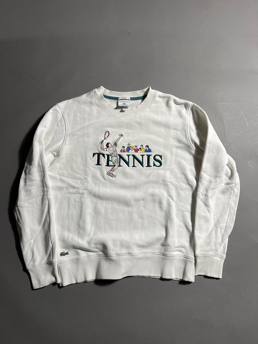 Lacoste Vintage Y2K Sweatshirt Knit M Unisex