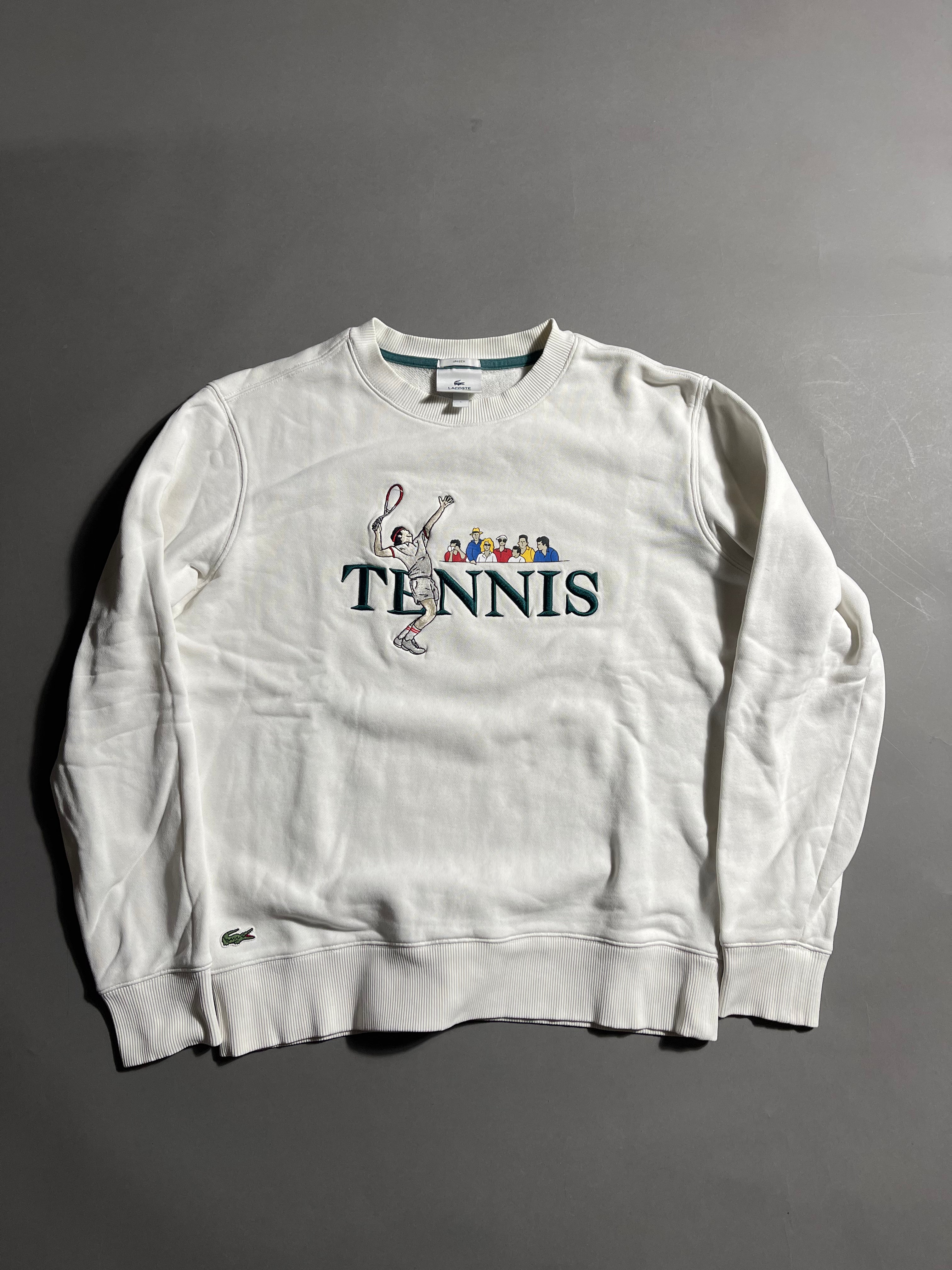Lacoste Vintage Y2K Sweatshirt Knit M Unisex