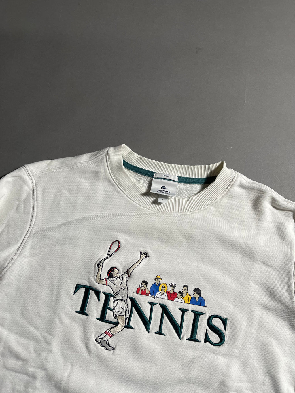 Lacoste Vintage Y2K Sweatshirt Knit M Unisex
