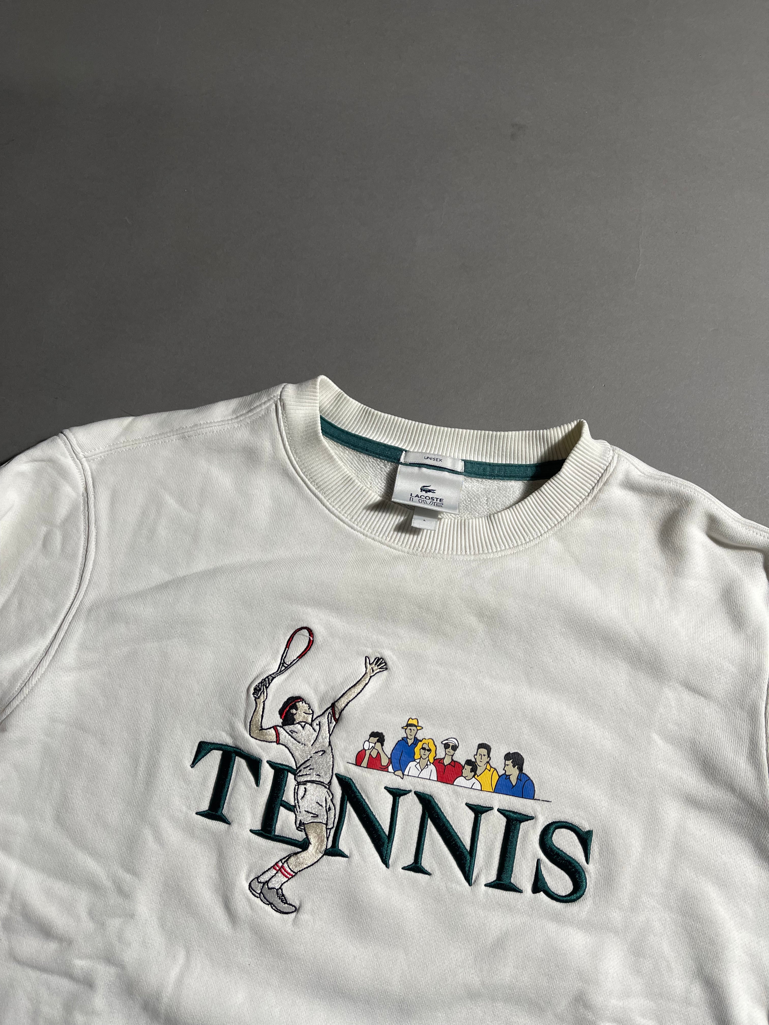 Lacoste Vintage Y2K Sweatshirt Knit M Unisex