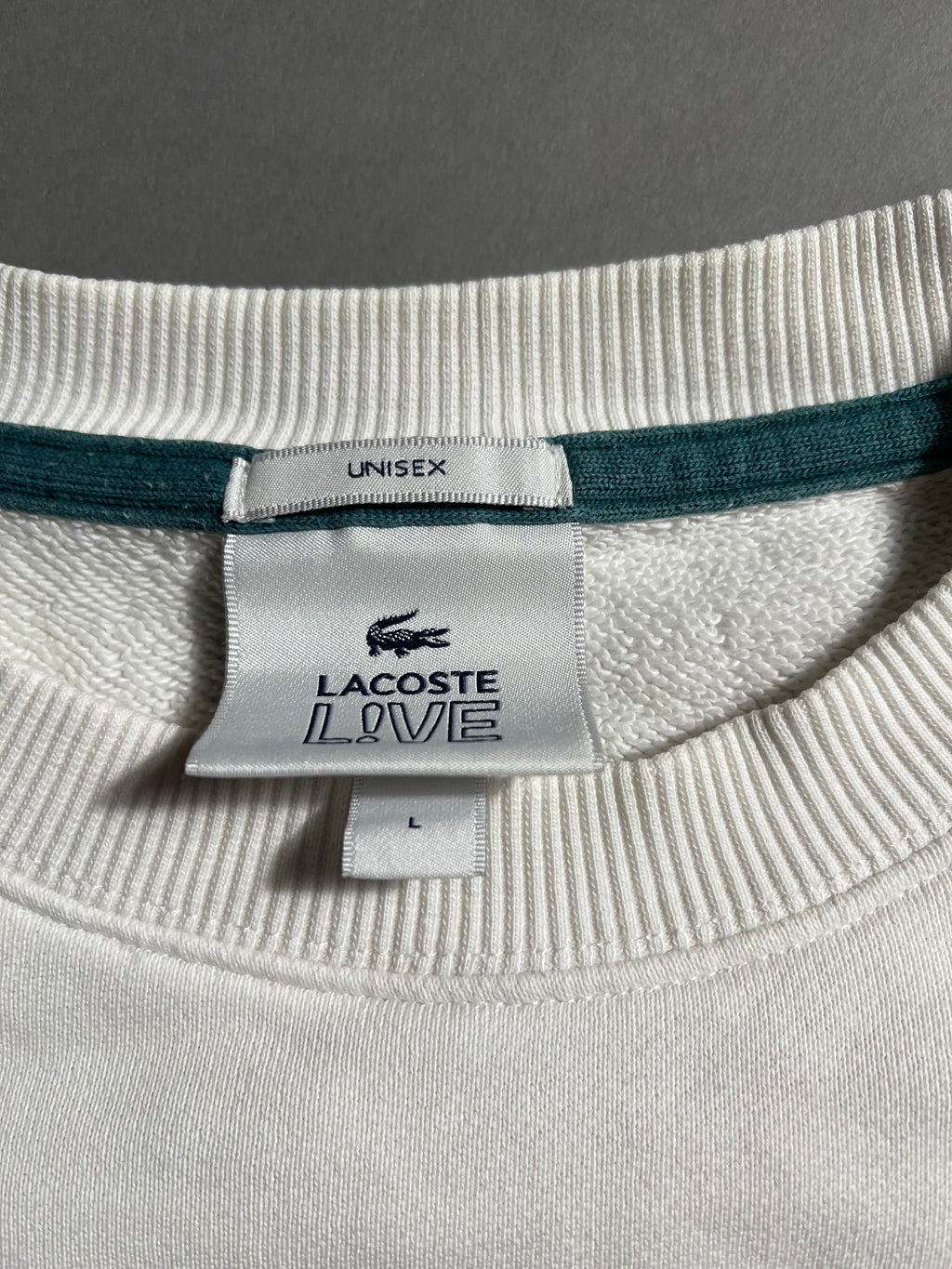 Lacoste Vintage Y2K Sweatshirt Knit M Unisex