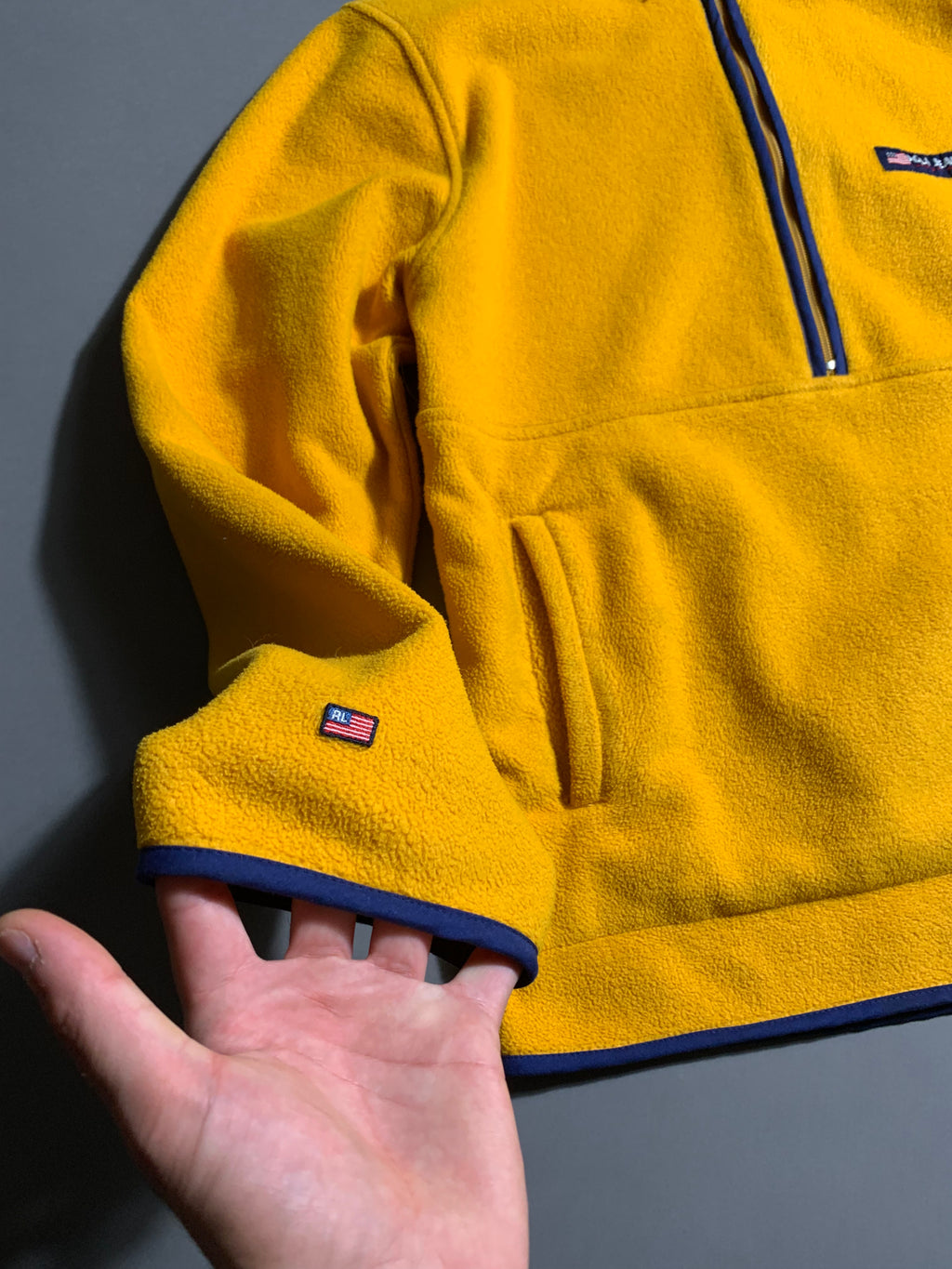 Polo Ralph Lauren Vintage Y2K Fleece Jacket S Mens