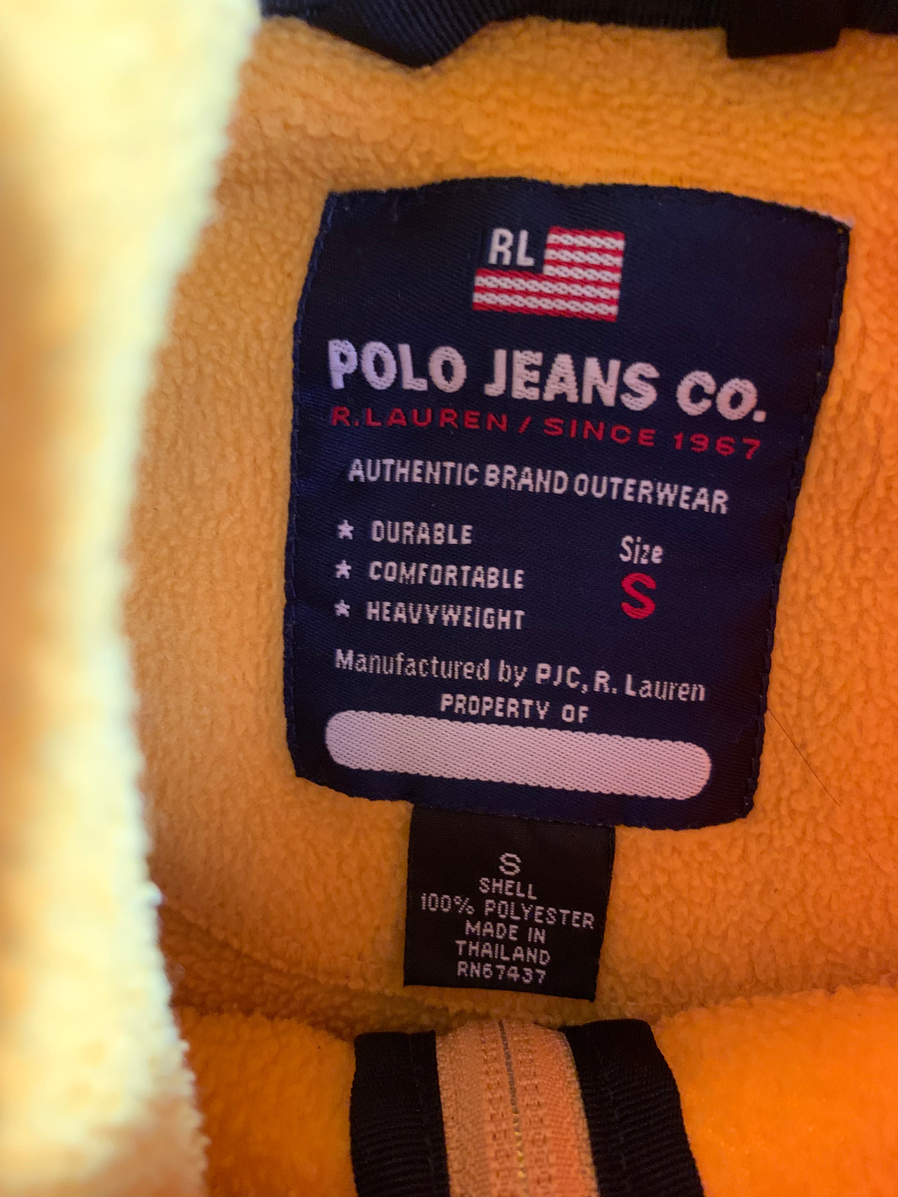 Polo Ralph Lauren Vintage Y2K Fleece Jacket S Mens
