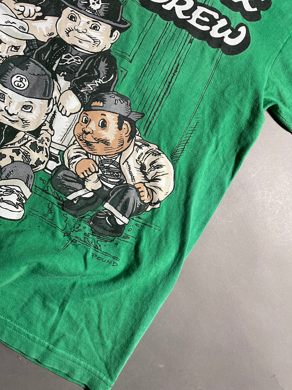 Stüssy x Stü York Crew Vintage Y2K T' M Mens